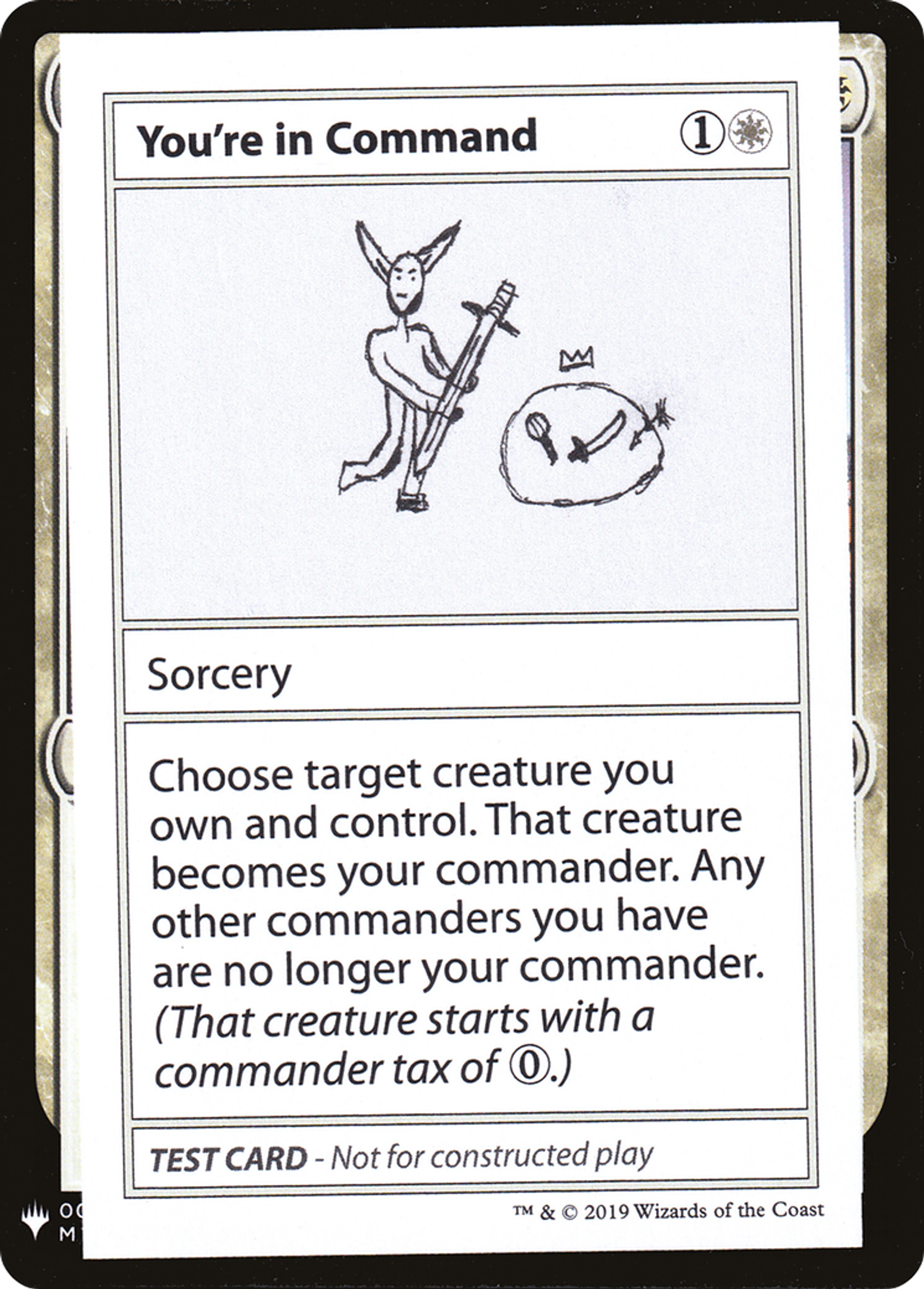 You're in Command — Mystery Booster Playtest Cards 2019 — Magic: The Gathering