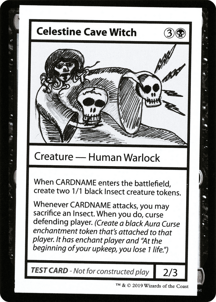 Celestine Cave Witch — Mystery Booster Playtest Cards 2021 — Magic: The Gathering