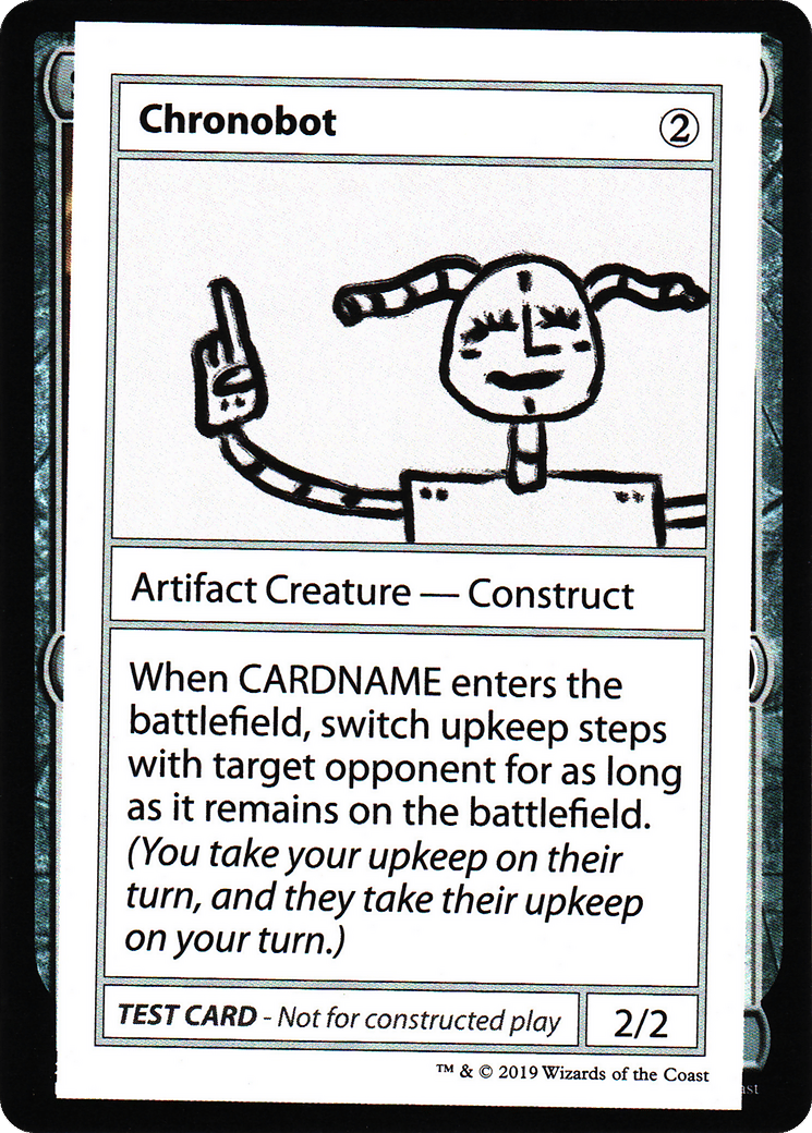 Chronobot — Mystery Booster Playtest Cards 2021 — Magic: The Gathering