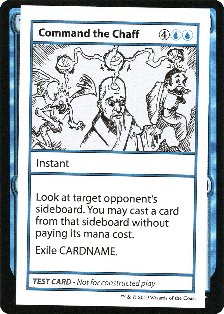 Command the Chaff — Mystery Booster Playtest Cards 2021 — Magic: The Gathering