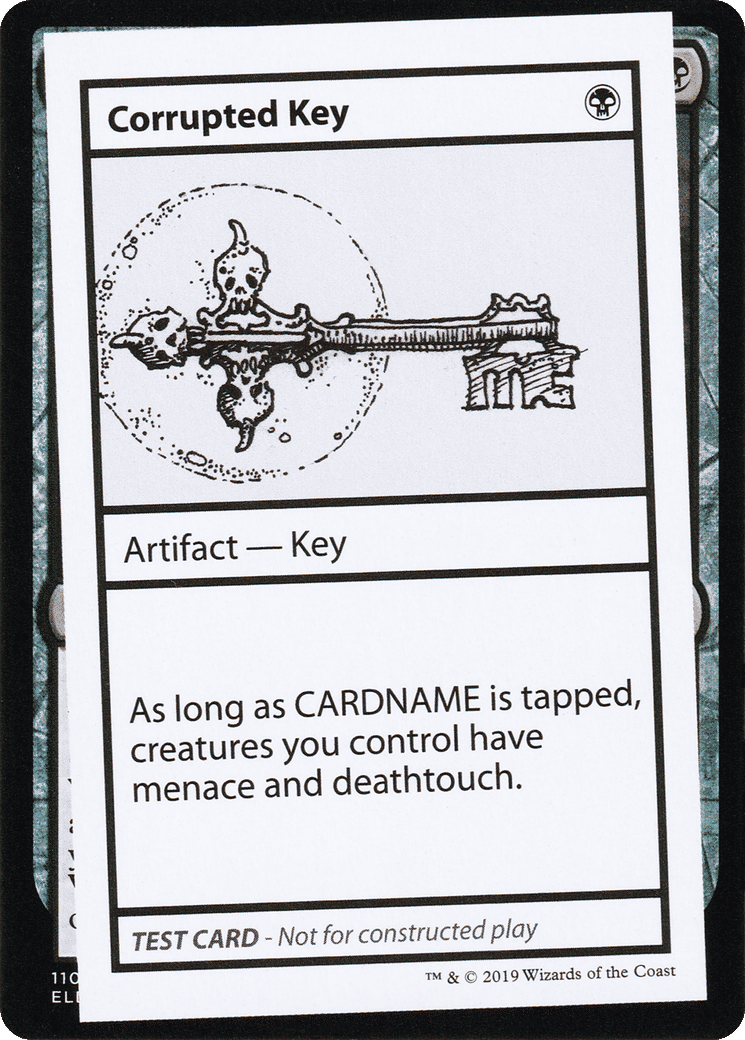 Corrupted Key — Mystery Booster Playtest Cards 2021 — Magic: The Gathering