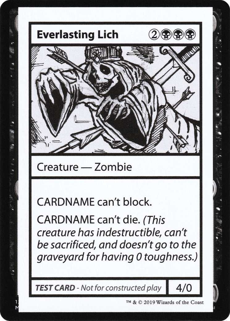 Everlasting Lich — Mystery Booster Playtest Cards 2021 — Magic: The Gathering