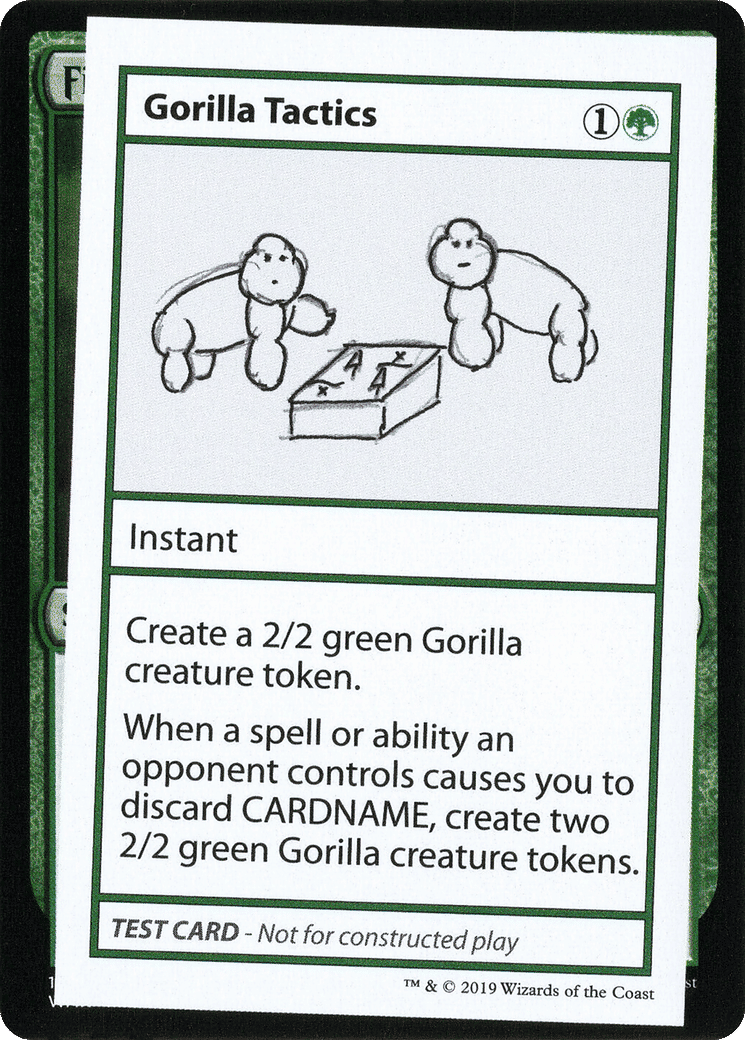 Gorilla Tactics — Mystery Booster Playtest Cards 2021 — Magic: The Gathering