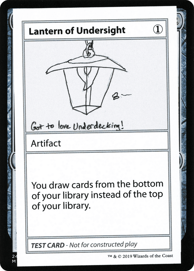 Lantern of Undersight — Mystery Booster Playtest Cards 2021 — Magic: The Gathering