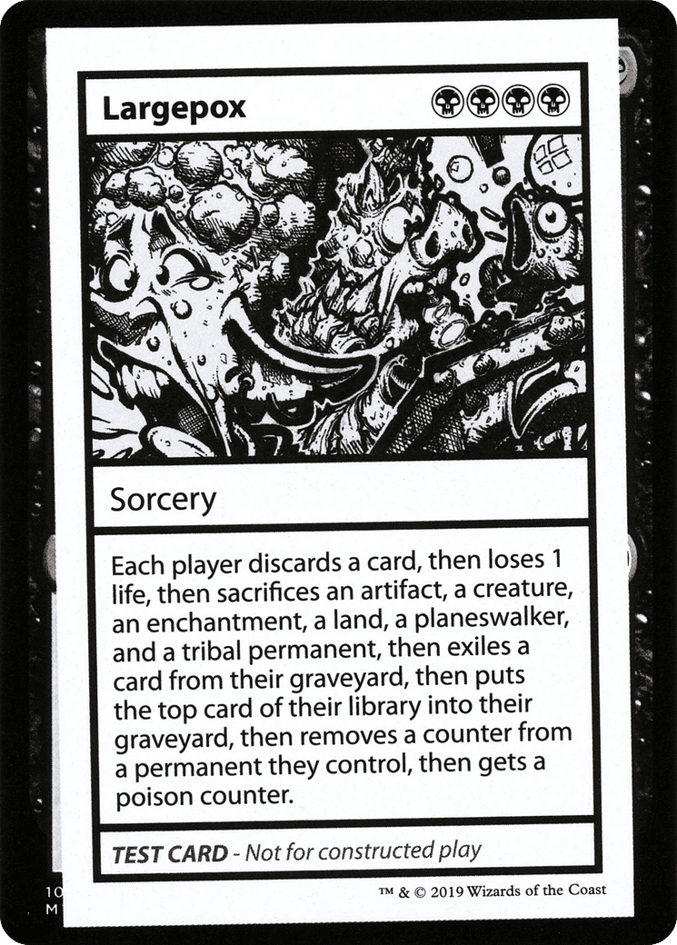 Largepox — Mystery Booster Playtest Cards 2021 — Magic: The Gathering