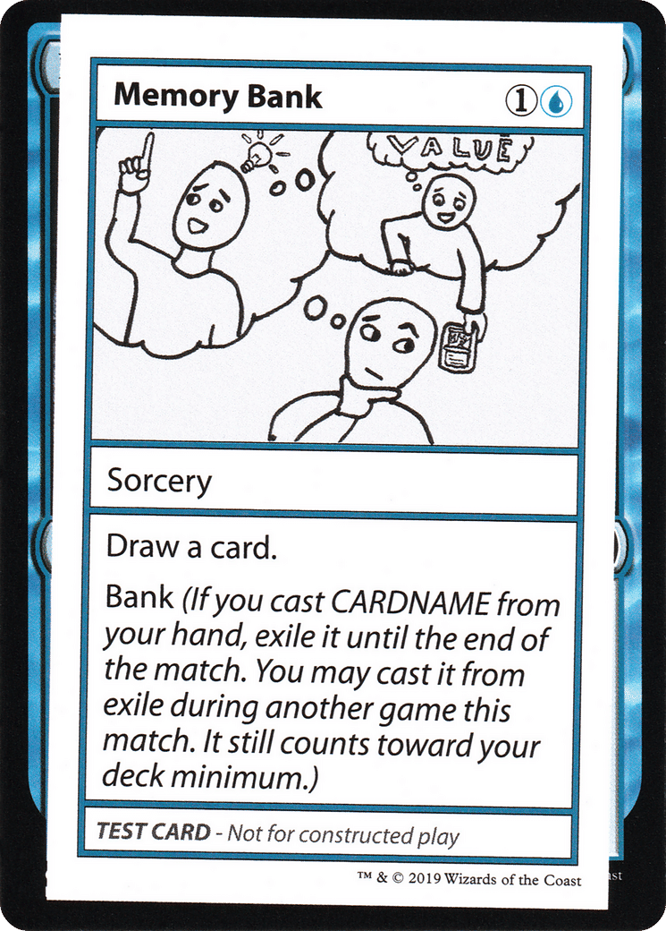 Memory Bank — Mystery Booster Playtest Cards 2021 — Magic: The Gathering