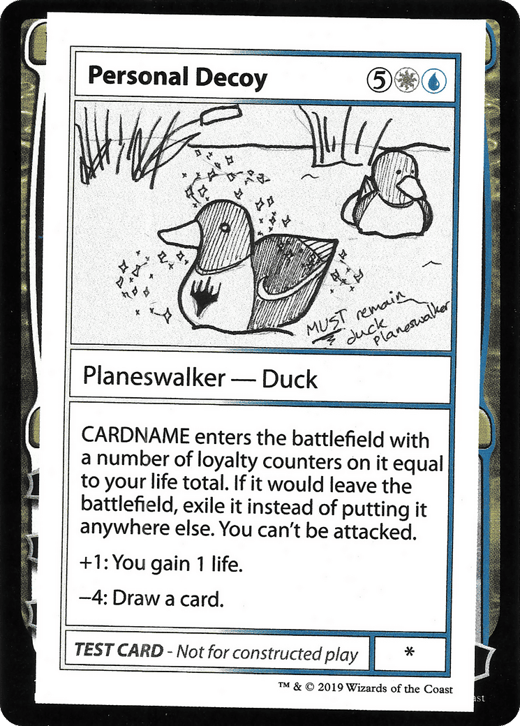 Personal Decoy — Mystery Booster Playtest Cards 2021 — Magic: The Gathering