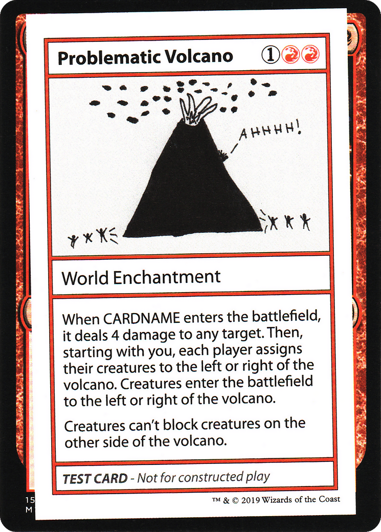 Problematic Volcano — Mystery Booster Playtest Cards 2021 — Magic: The Gathering