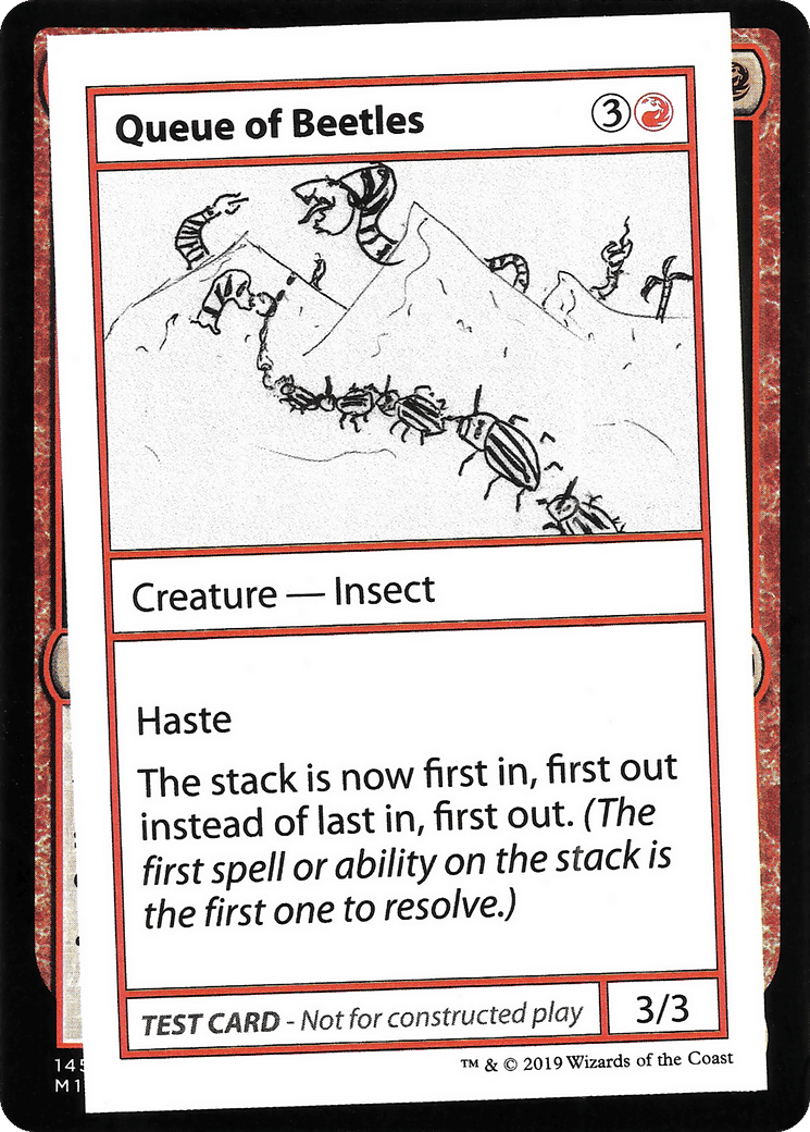 Queue of Beetles — Mystery Booster Playtest Cards 2021 — Magic: The Gathering