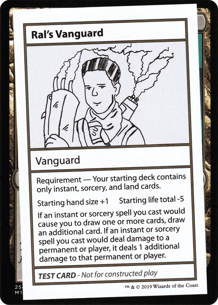 Ral's Vanguard — Mystery Booster Playtest Cards 2021 — Magic: The Gathering