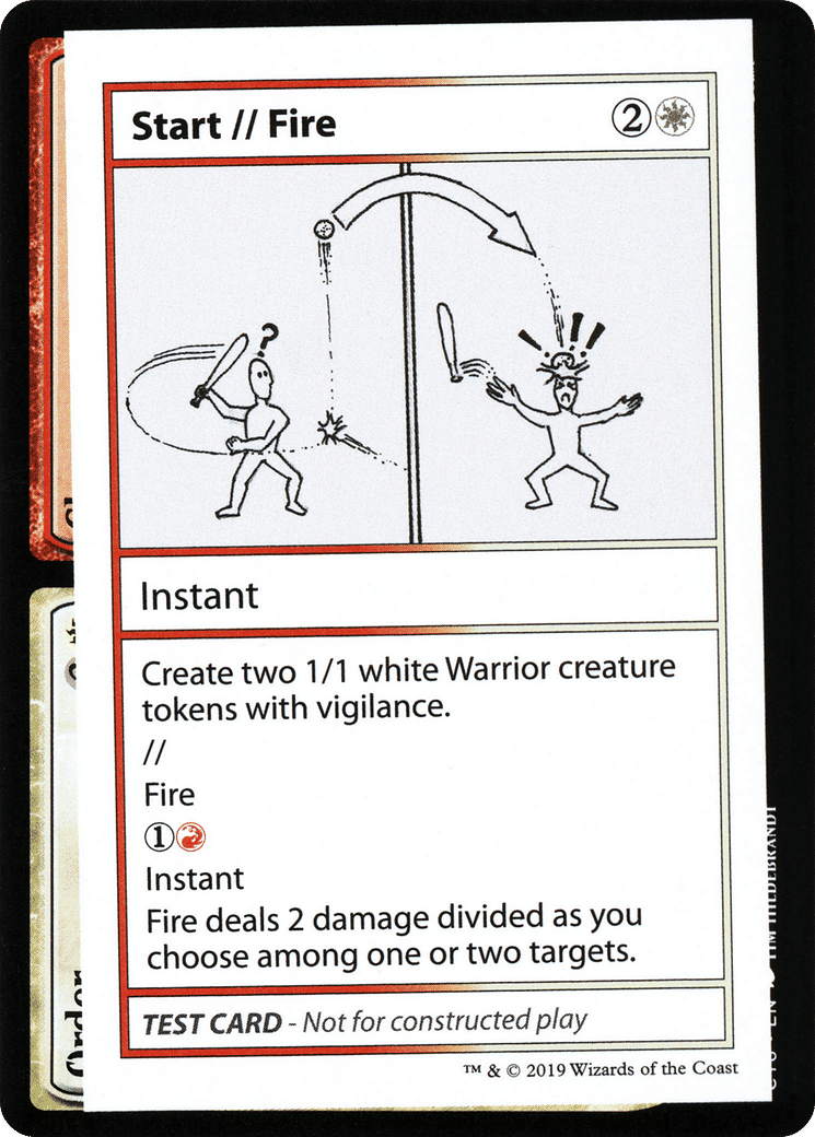 Start // Fire — Mystery Booster Playtest Cards 2021 — Magic: The Gathering