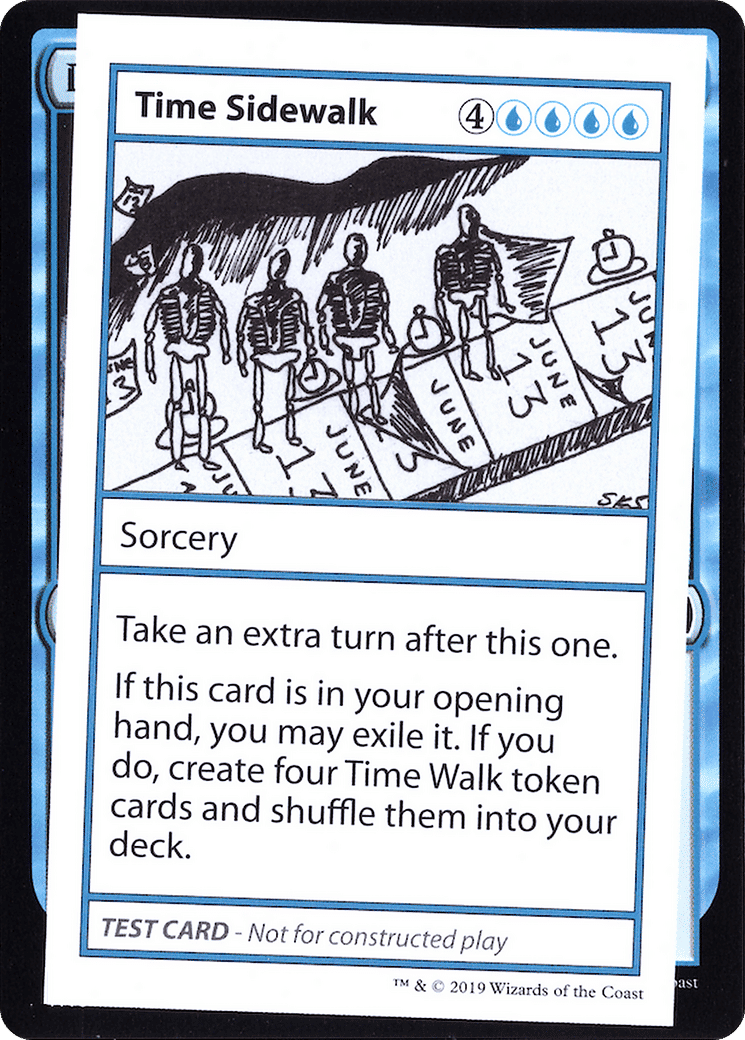 Time Sidewalk — Mystery Booster Playtest Cards 2021 — Magic: The Gathering