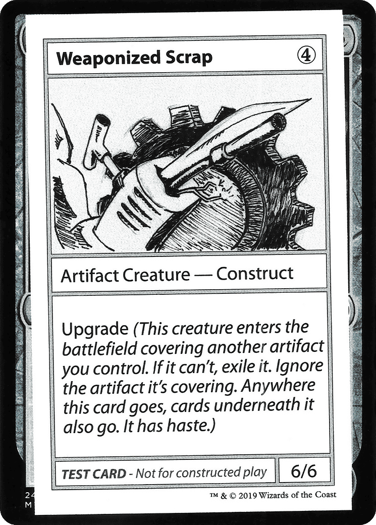 Weaponized Scrap — Mystery Booster Playtest Cards 2021 — Magic: The Gathering