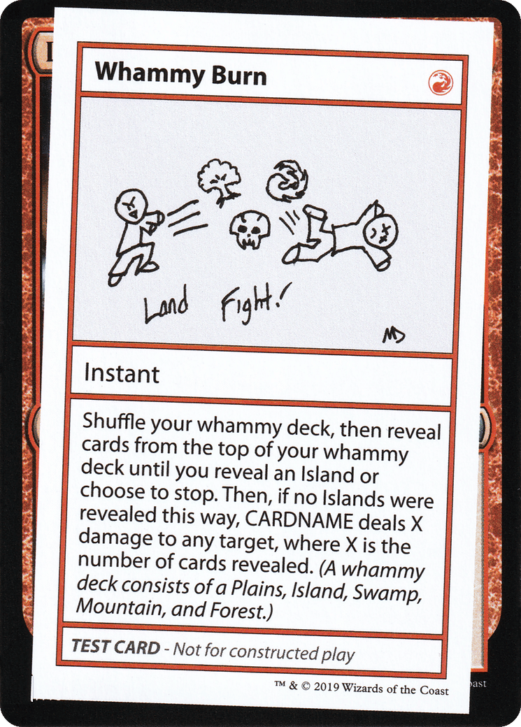 Whammy Burn — Mystery Booster Playtest Cards 2021 — Magic: The Gathering