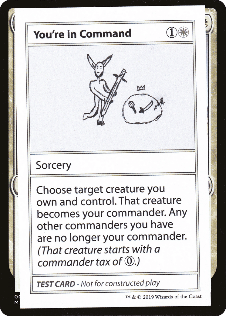 You're in Command — Mystery Booster Playtest Cards 2021 — Magic: The Gathering