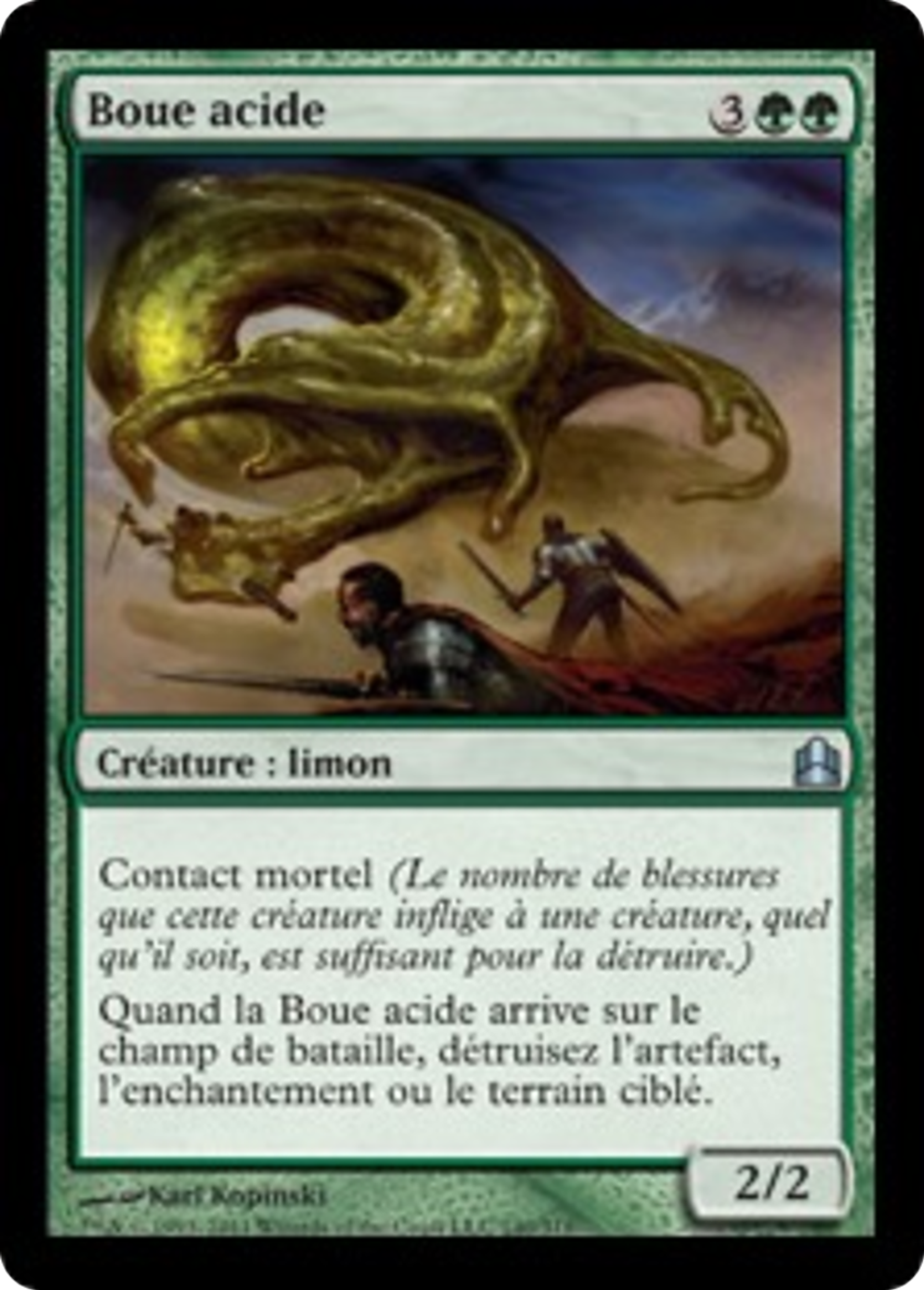 Boue acide — Commander 2011 — Magic: The Gathering