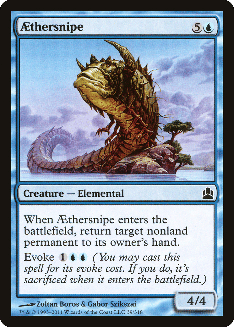 Aethersnipe — Commander 2011 — Magic: The Gathering