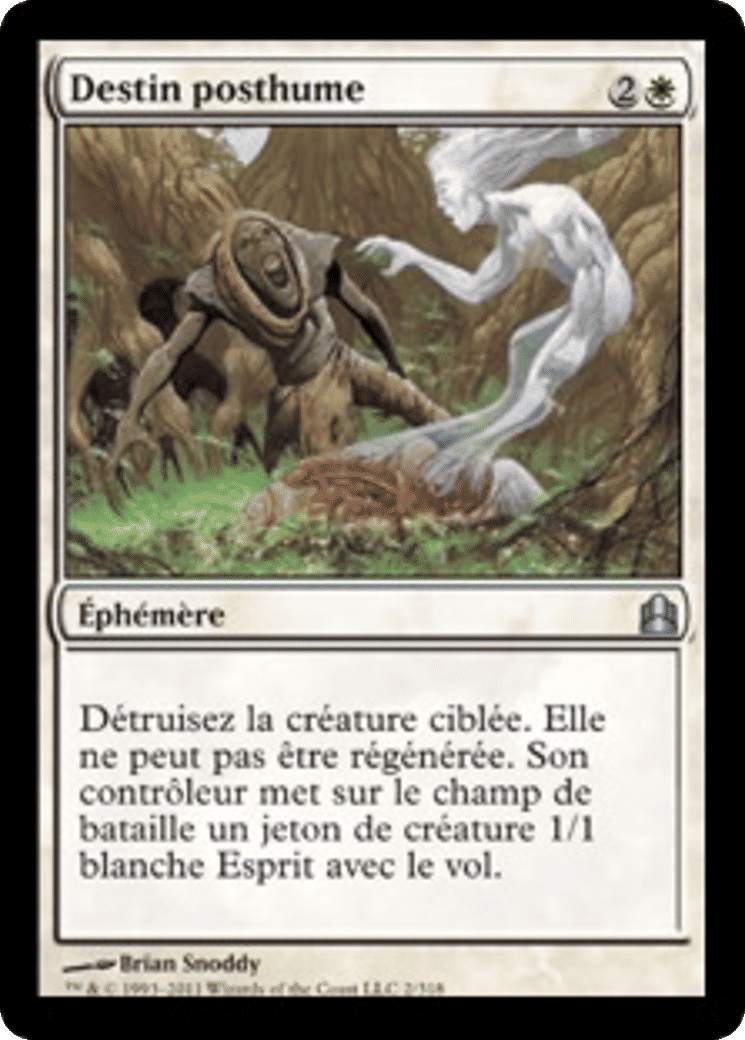Destin posthume — Commander 2011 — Magic: The Gathering