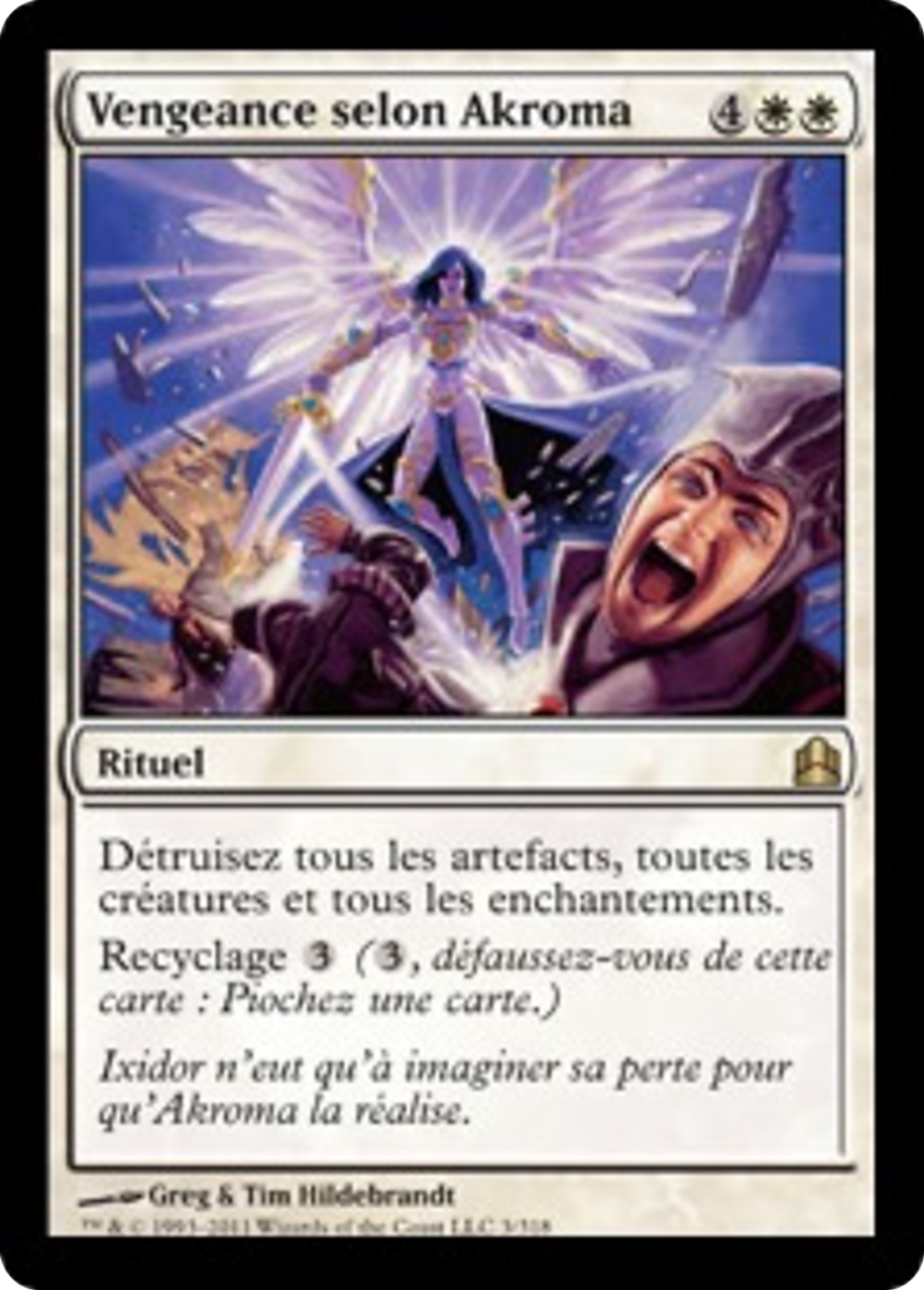 Vengeance selon Akroma — Commander 2011 — Magic: The Gathering