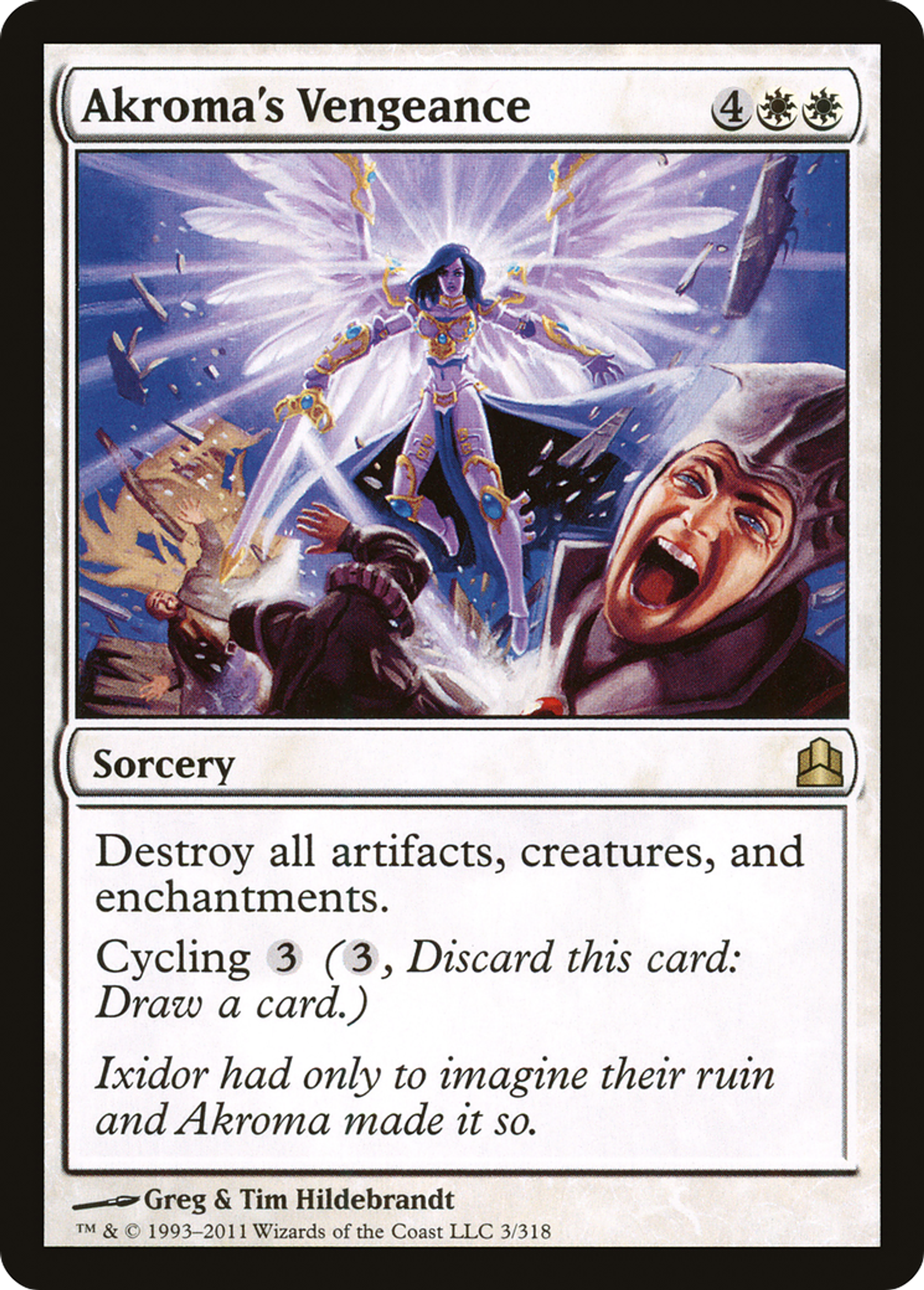 Akroma's Vengeance — Commander 2011 — Magic: The Gathering