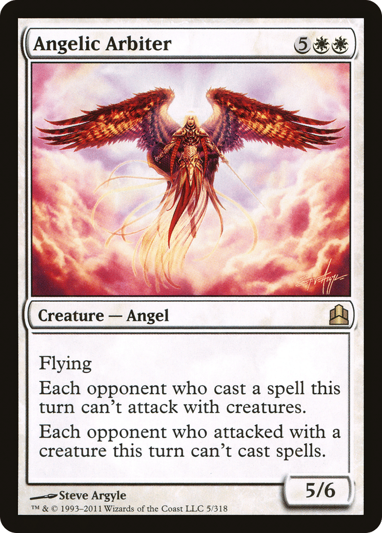 Angelic Arbiter — Commander 2011 — Magic: The Gathering