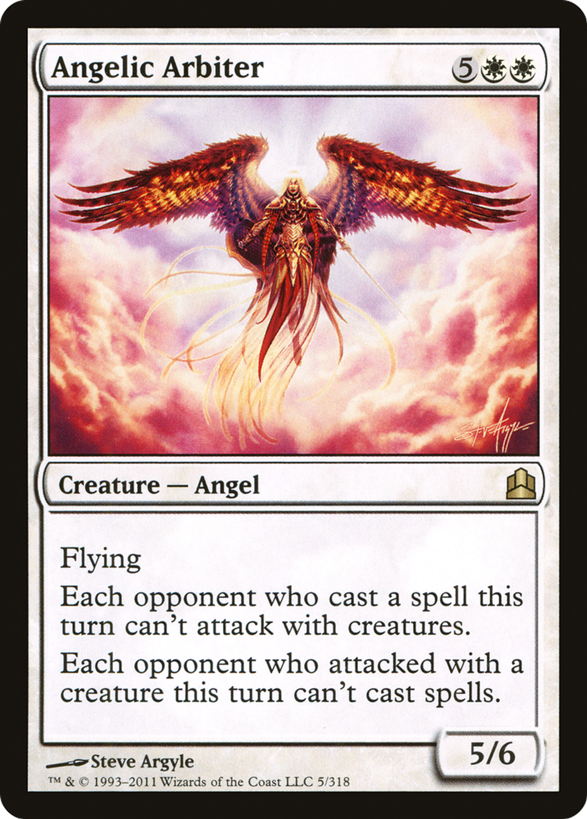 Angelic Arbiter — Commander 2011 — Magic: The Gathering