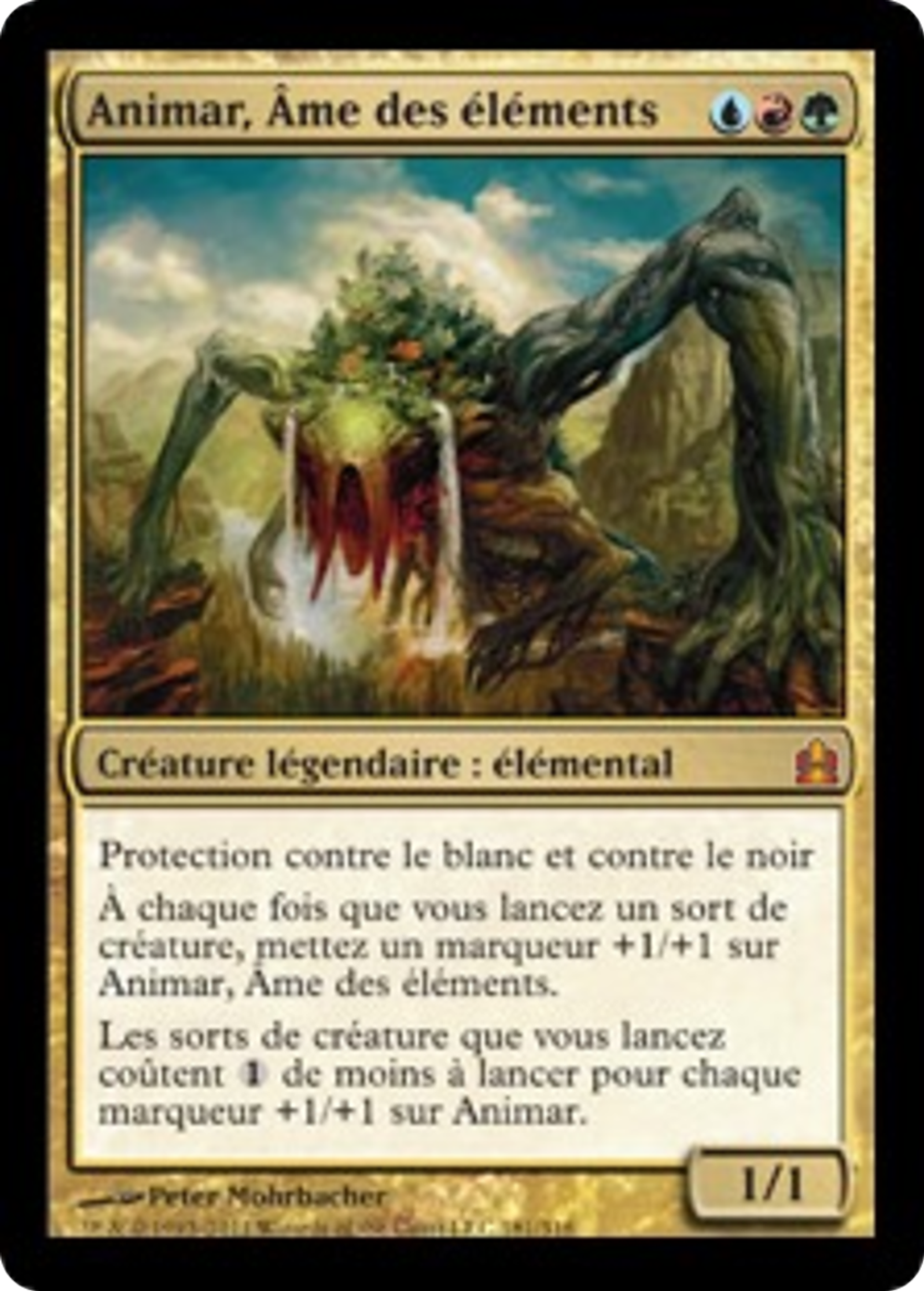 Animar, Âme des éléments — Commander 2011 — Magic: The Gathering