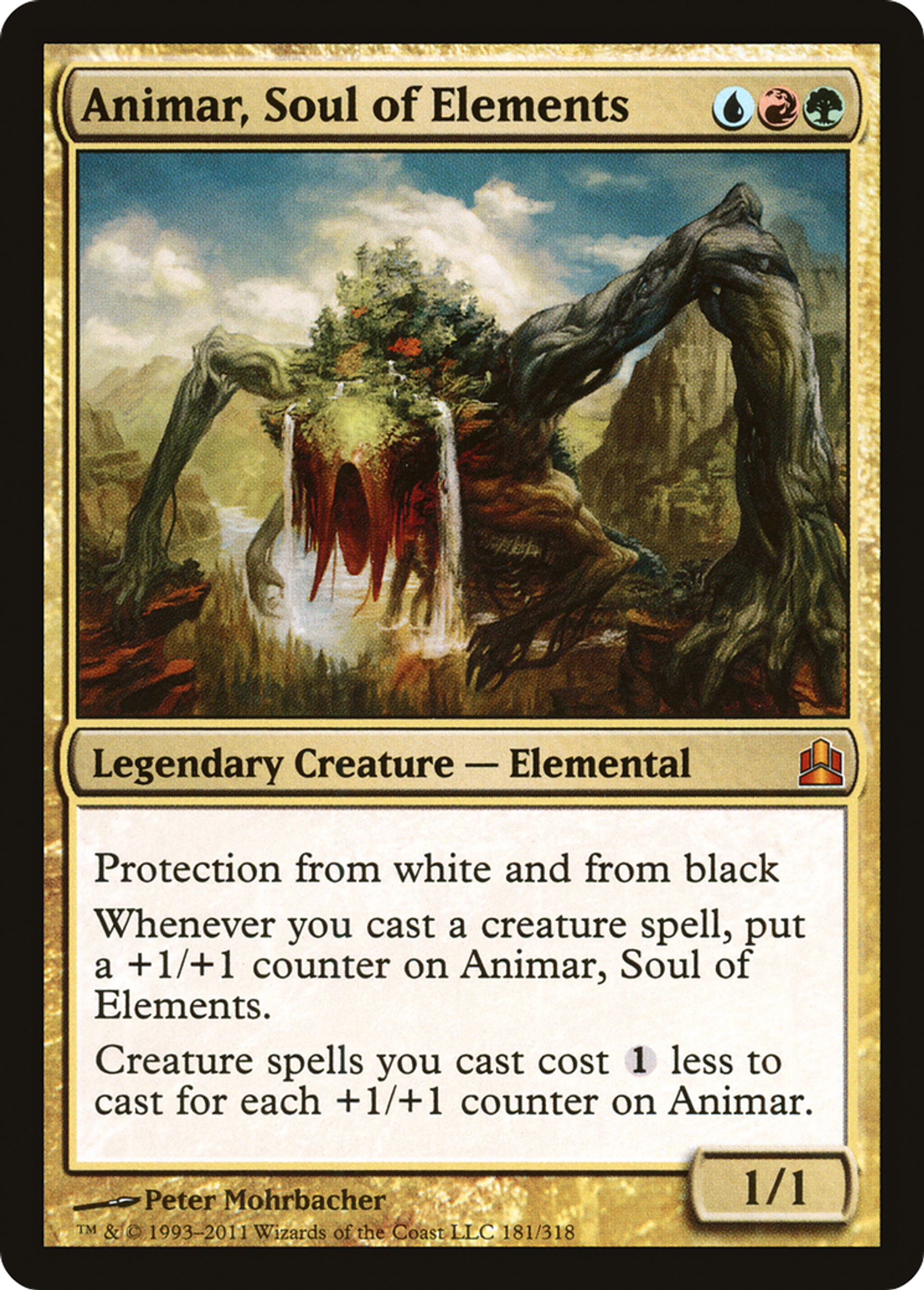 Animar, Soul of Elements — Commander 2011 — Magic: The Gathering