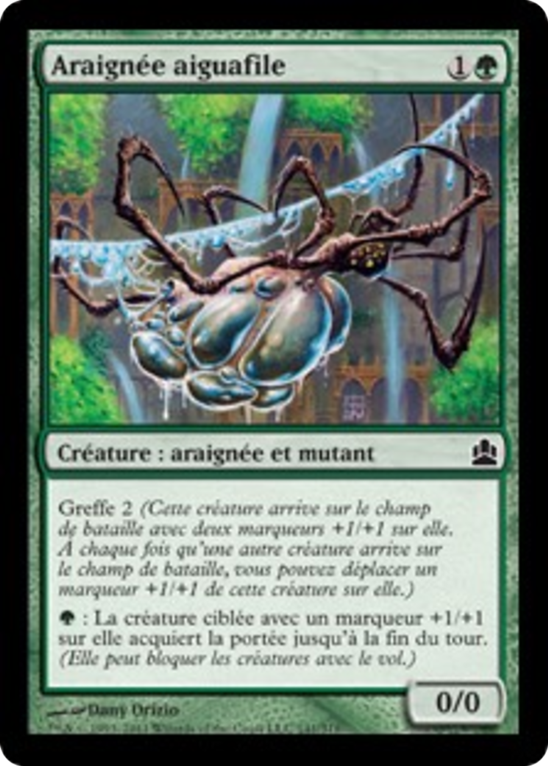 Araignée aiguafile — Commander 2011 — Magic: The Gathering