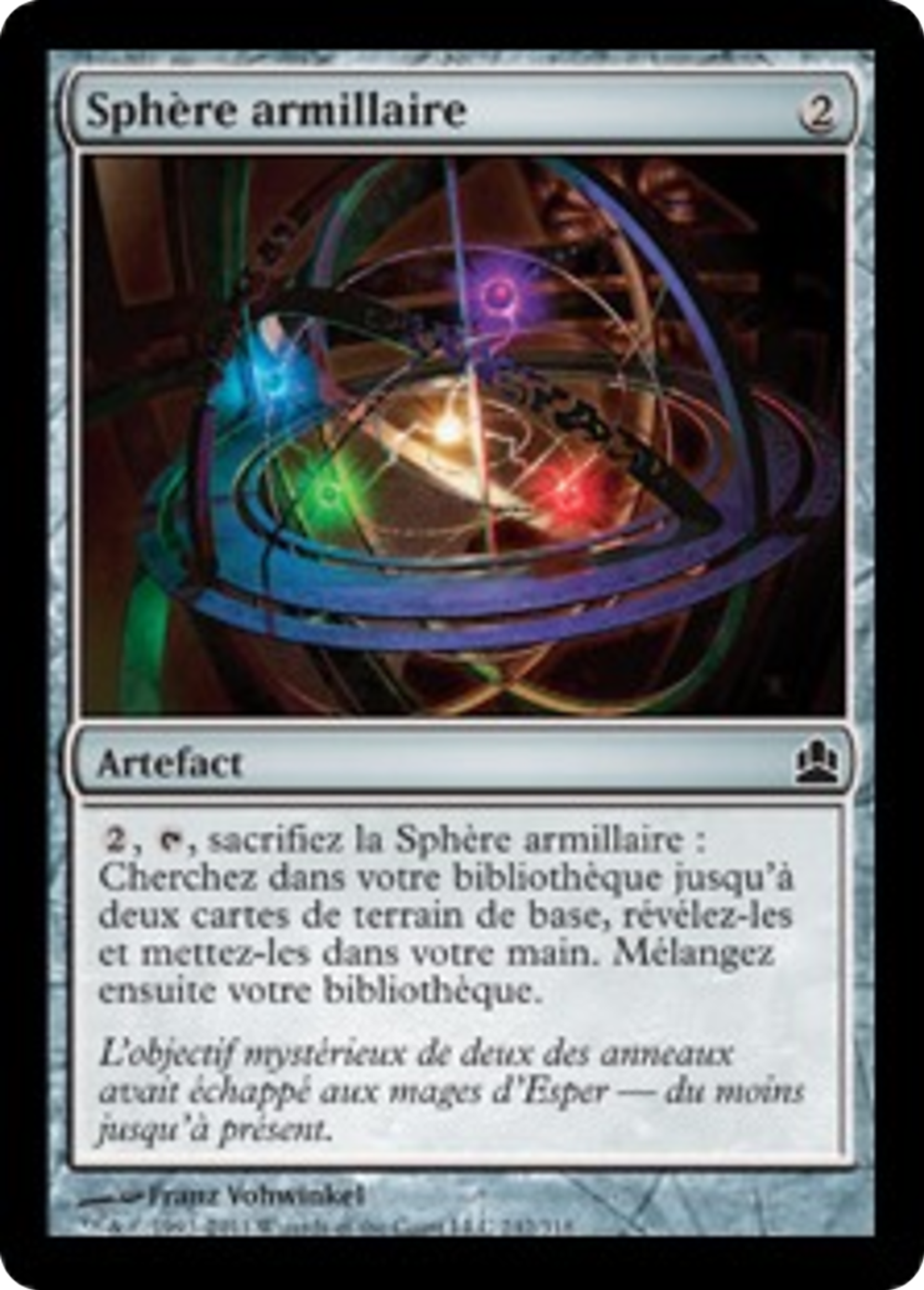 Sphère armillaire — Commander 2011 — Magic: The Gathering