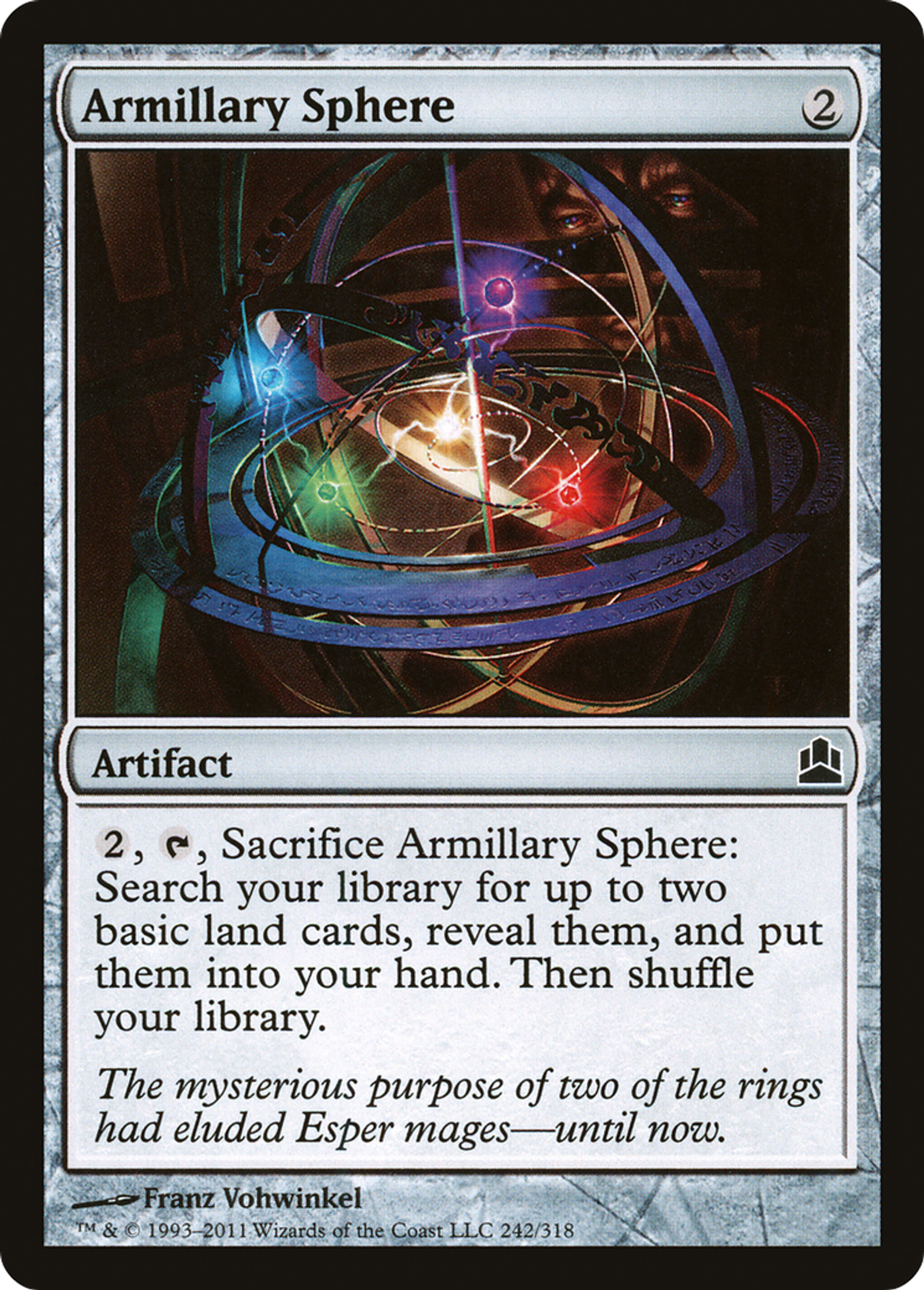 Sphère armillaire — Commander 2011 — Magic: The Gathering