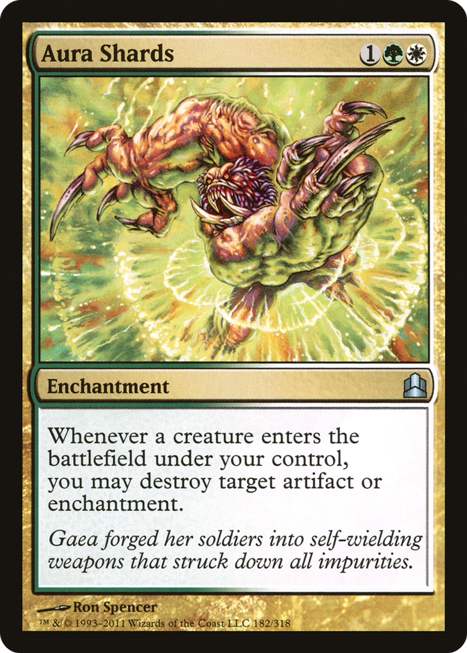 Aura Shards — Commander 2011 — Magic: The Gathering