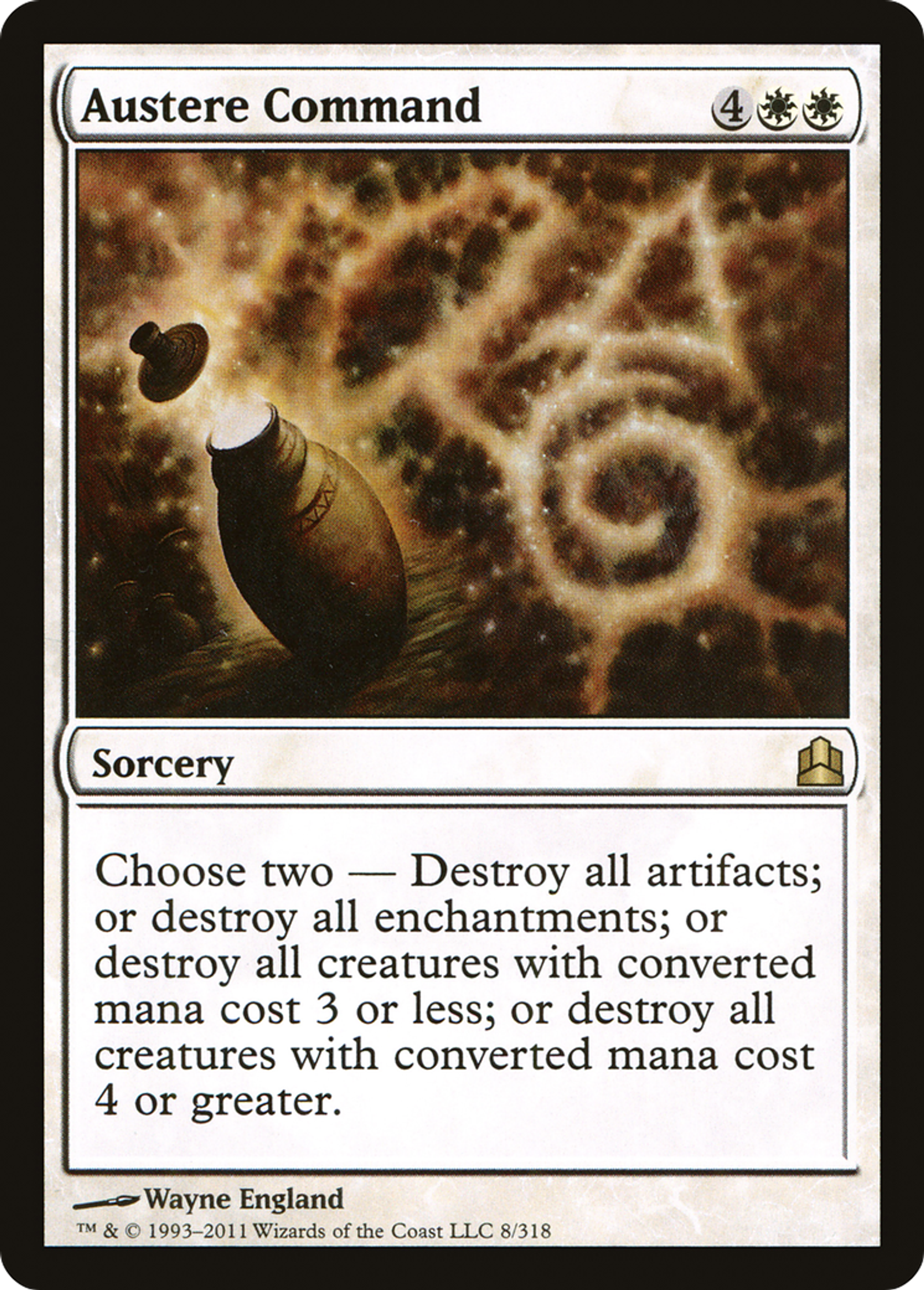 Austere Command — Commander 2011 — Magic: The Gathering