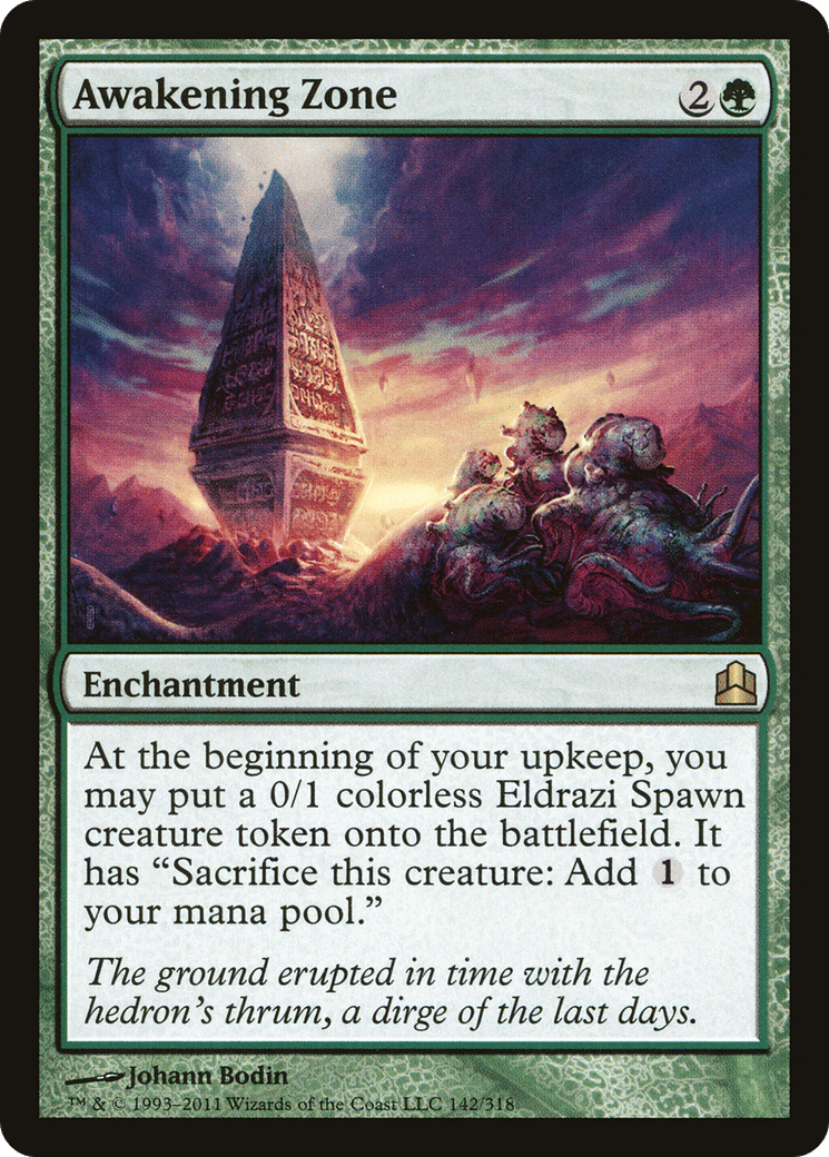 Awakening Zone — Commander 2011 — Magic: The Gathering