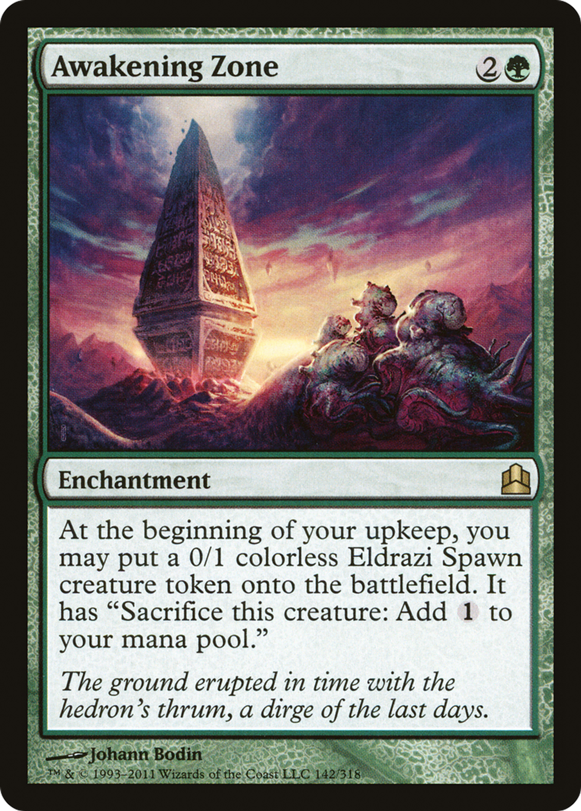 Awakening Zone — Commander 2011 — Magic: The Gathering