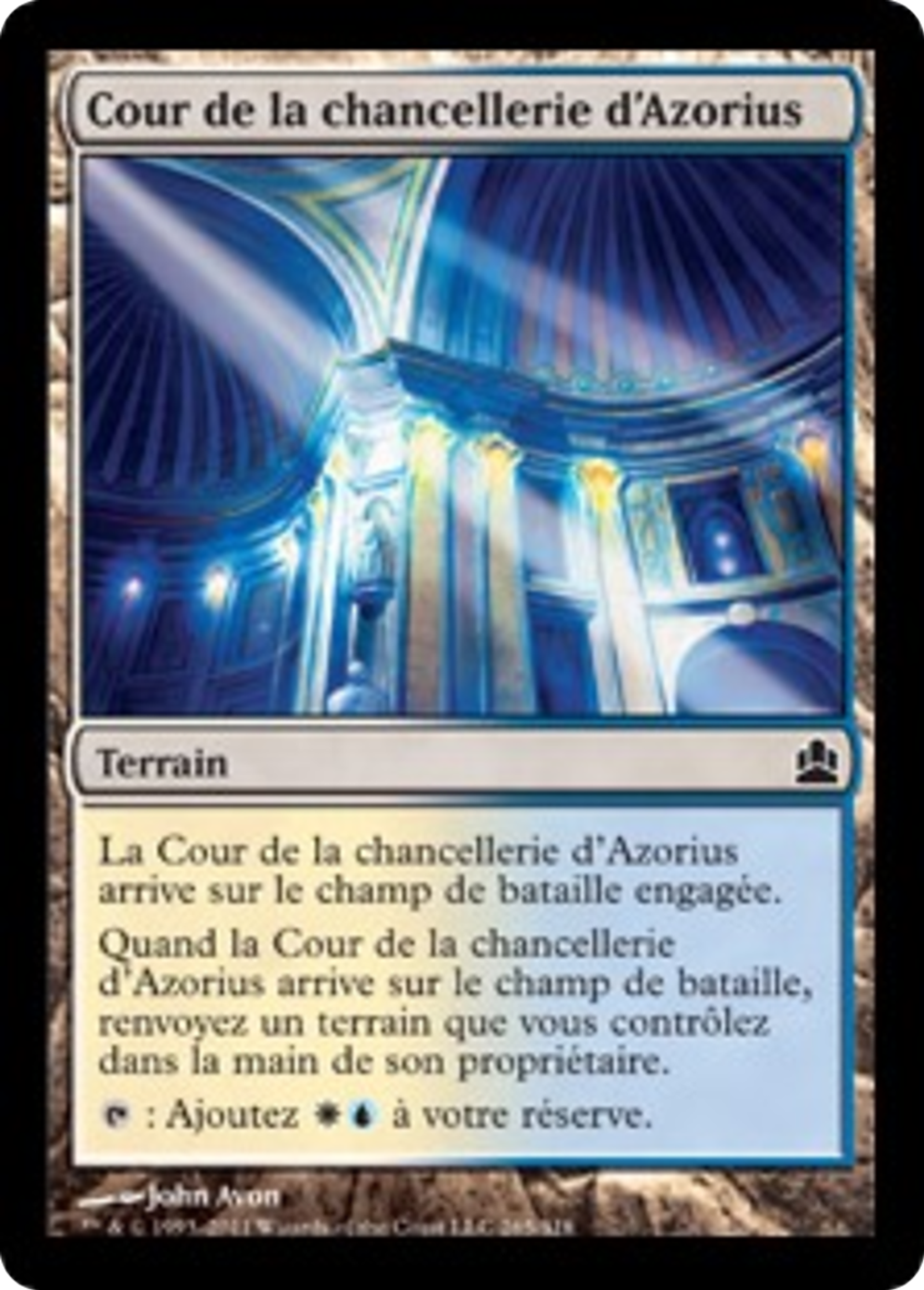Cour de la chancellerie d'Azorius — Commander 2011 — Magic: The Gathering