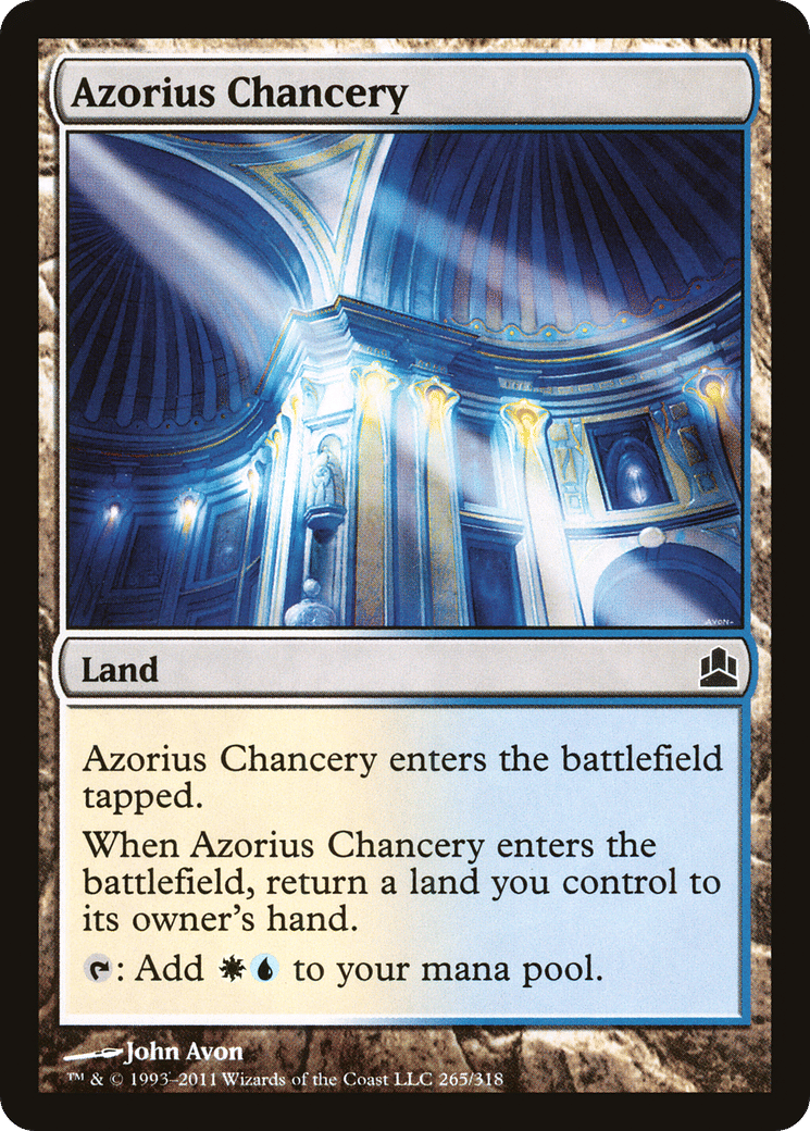 Azorius Chancery — Commander 2011 — Magic: The Gathering