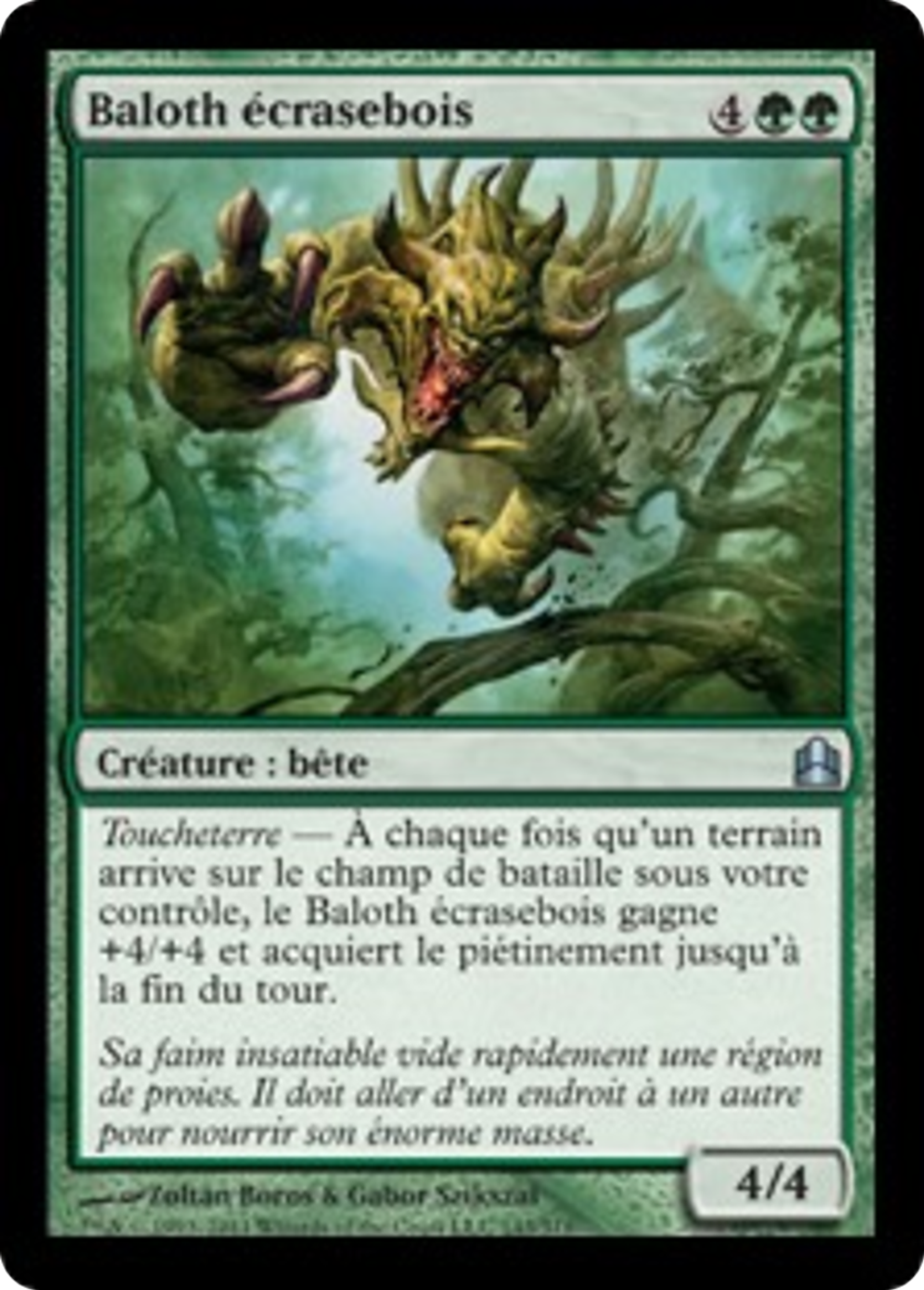 Baloth écrasebois — Commander 2011 — Magic: The Gathering