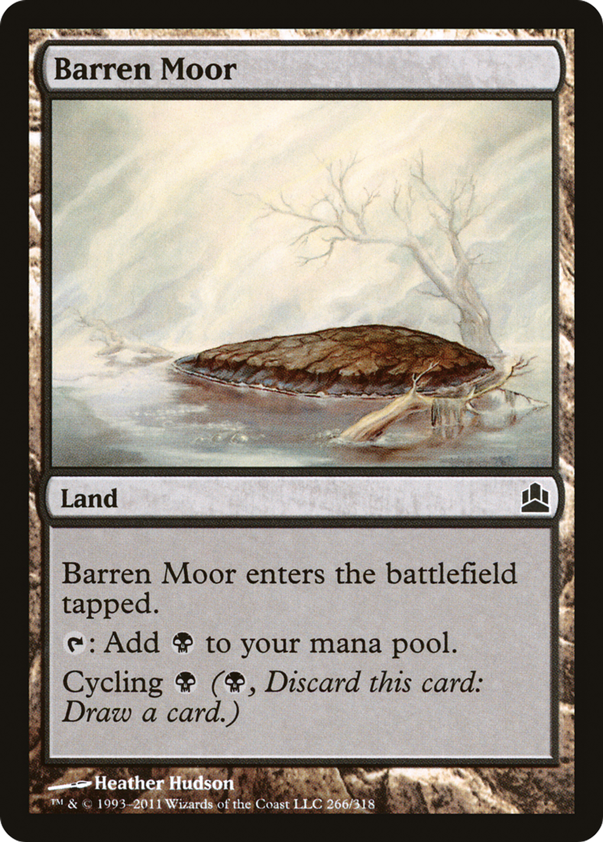 Barren Moor — Commander 2011 — Magic: The Gathering