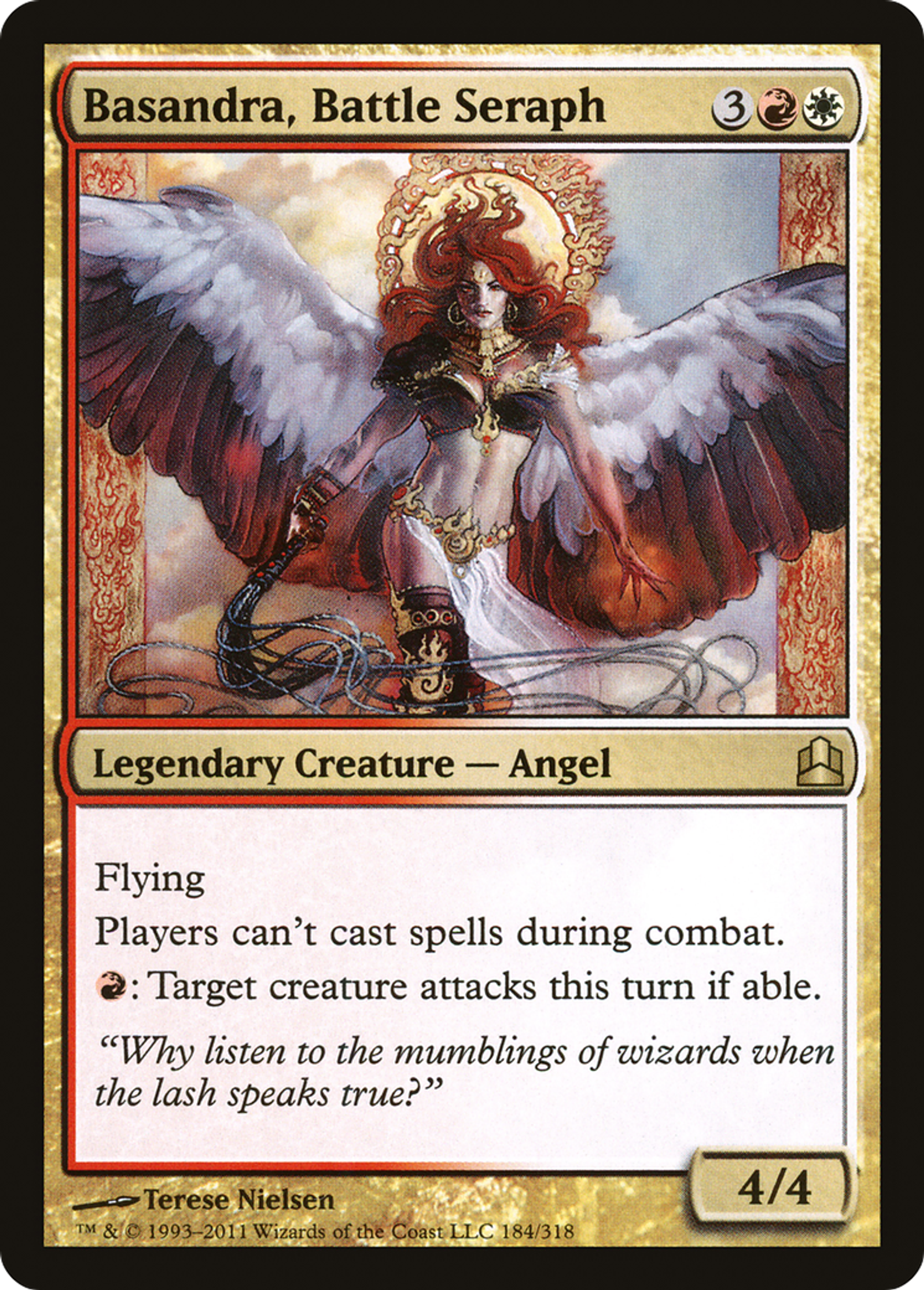 Basandra, Battle Seraph — Commander 2011 — Magic: The Gathering