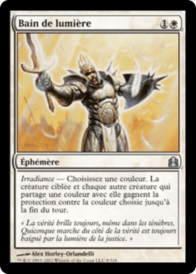 Bain de lumière — Commander 2011 — Magic: The Gathering