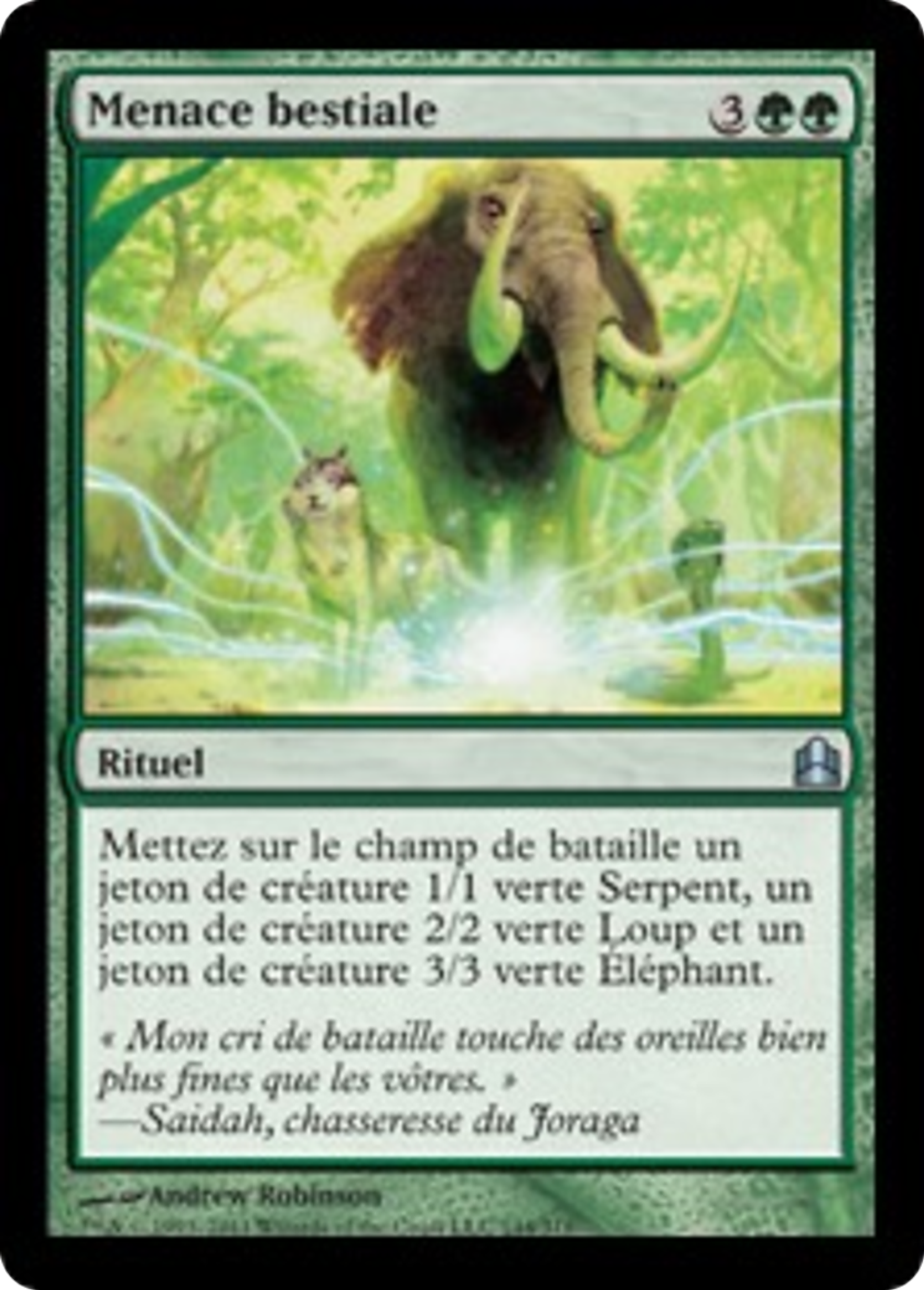 Menace bestiale — Commander 2011 — Magic: The Gathering