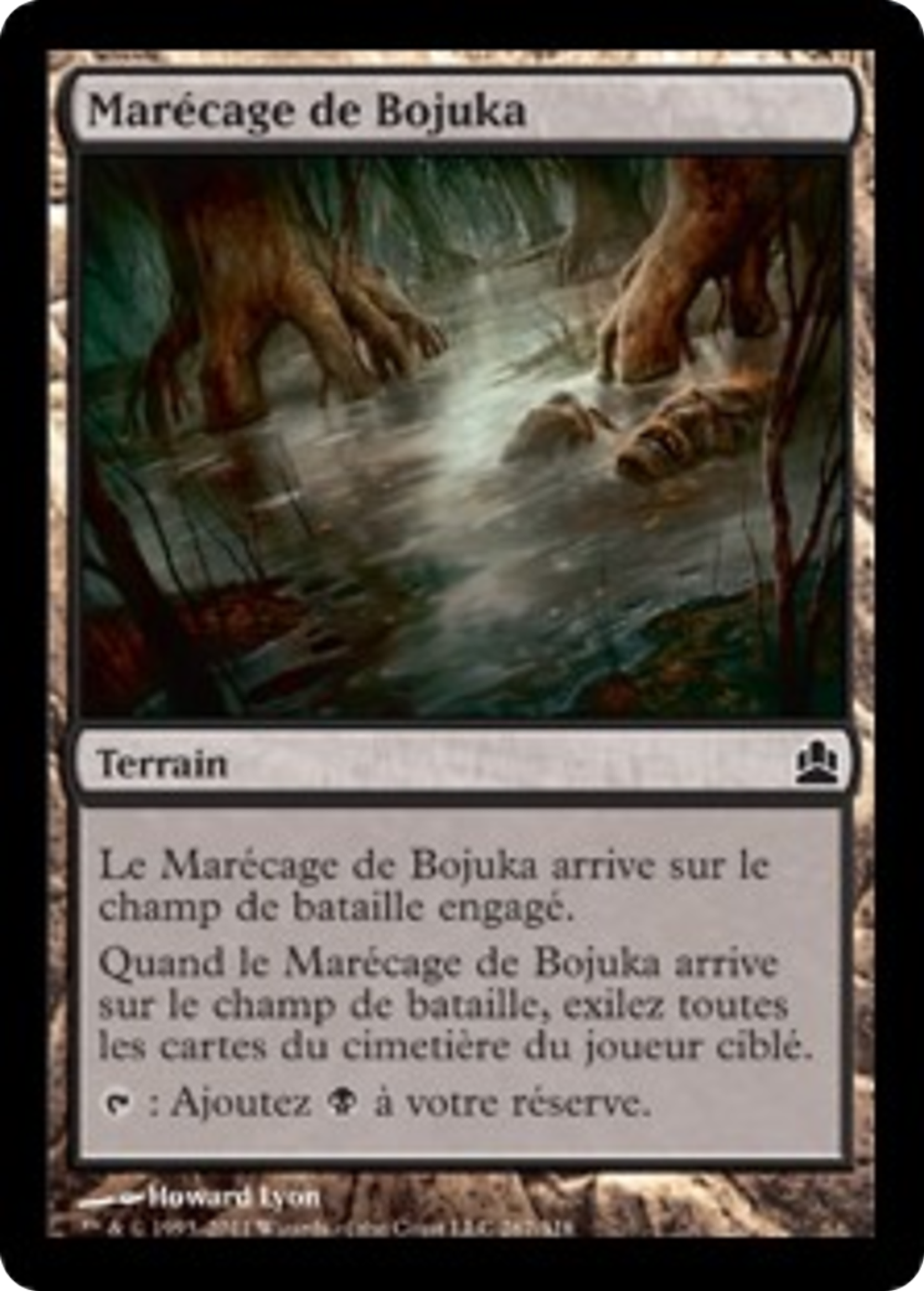 Marécage de Bojuka — Commander 2011 — Magic: The Gathering