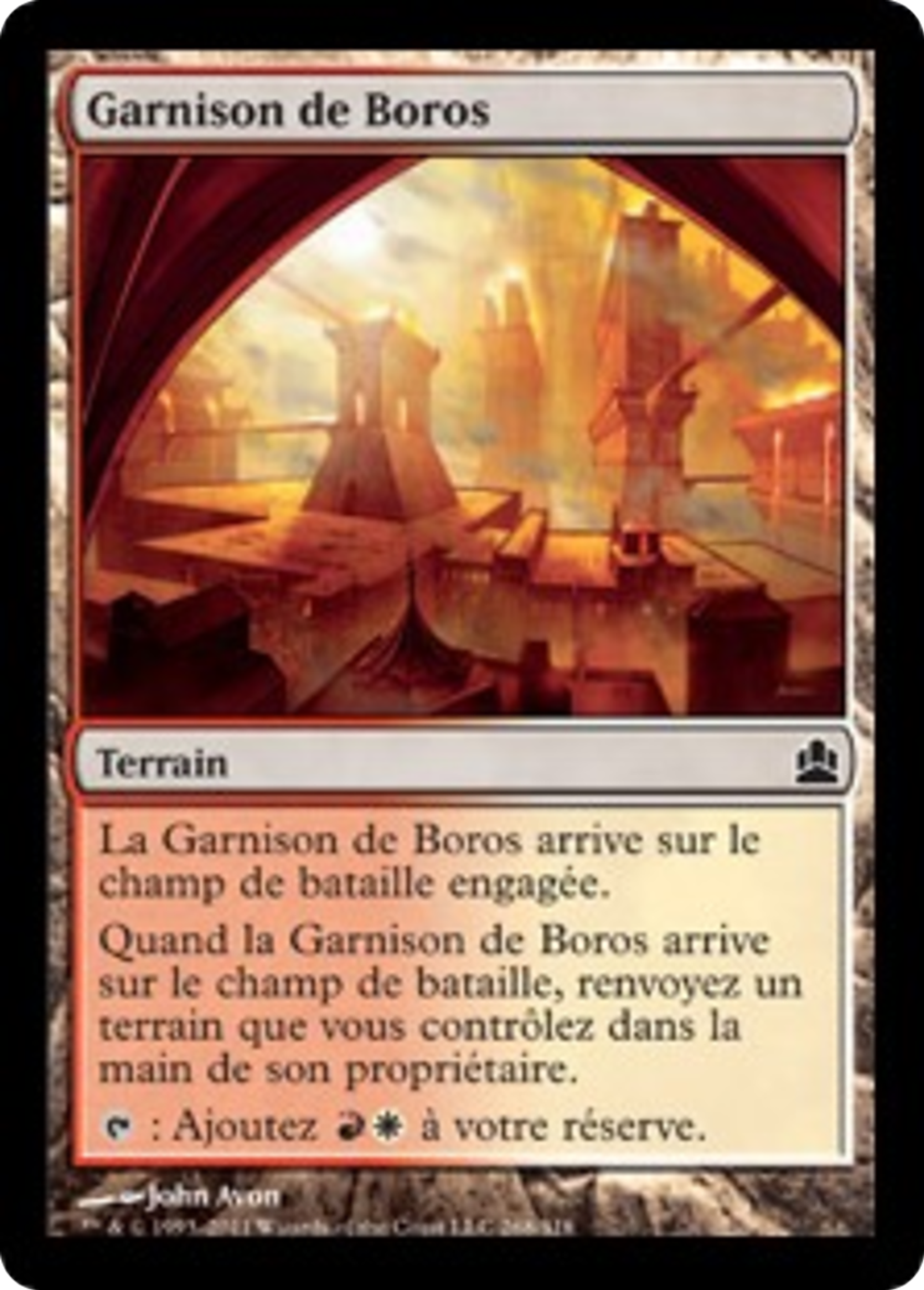 Garnison de Boros — Commander 2011 — Magic: The Gathering
