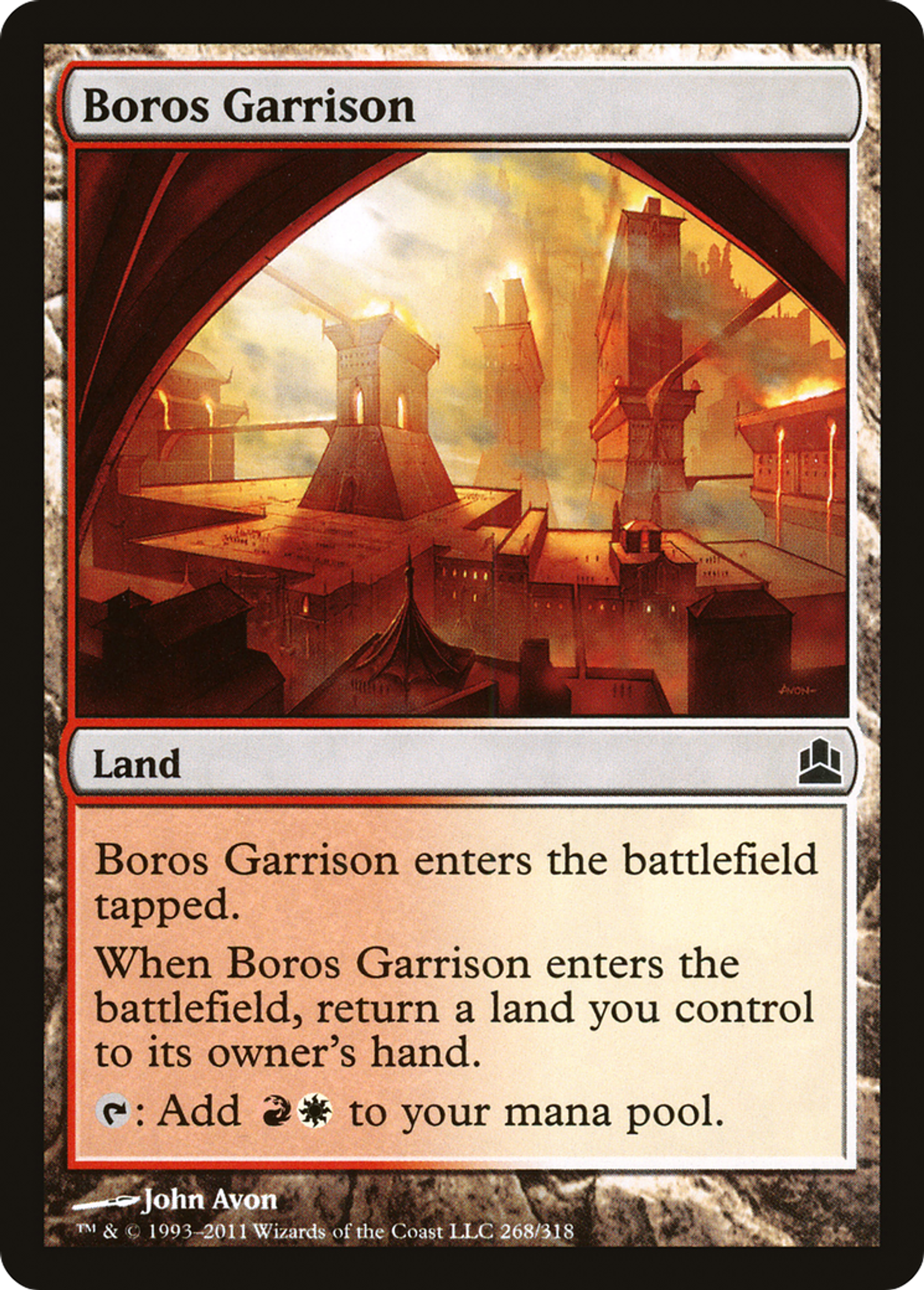 Boros Garrison — Commander 2011 — Magic: The Gathering