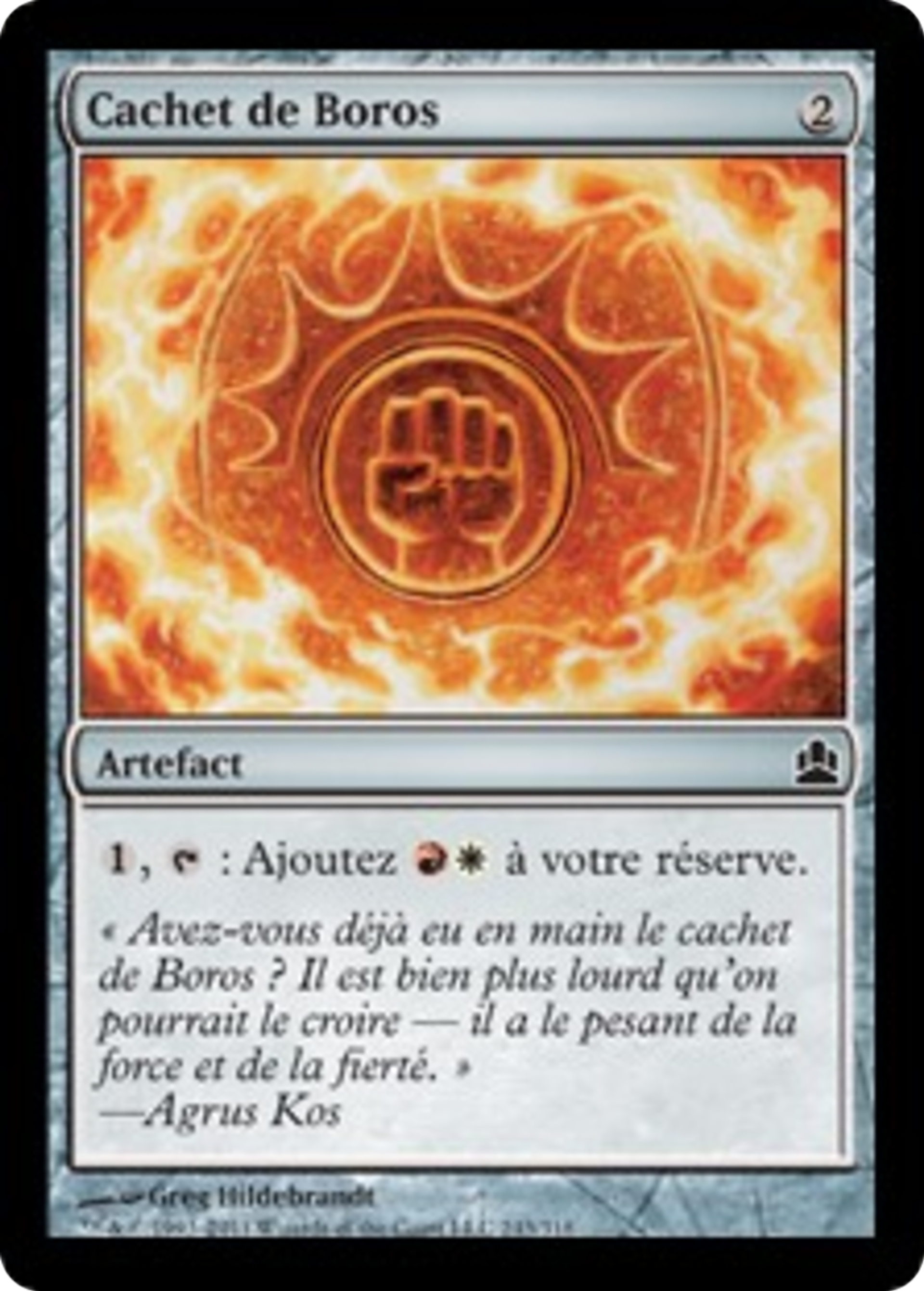 Cachet de Boros — Commander 2011 — Magic: The Gathering
