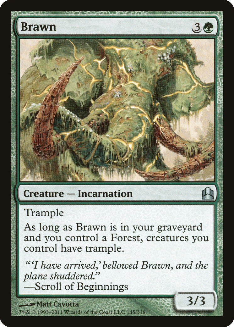Brawn — Commander 2011 — Magic: The Gathering