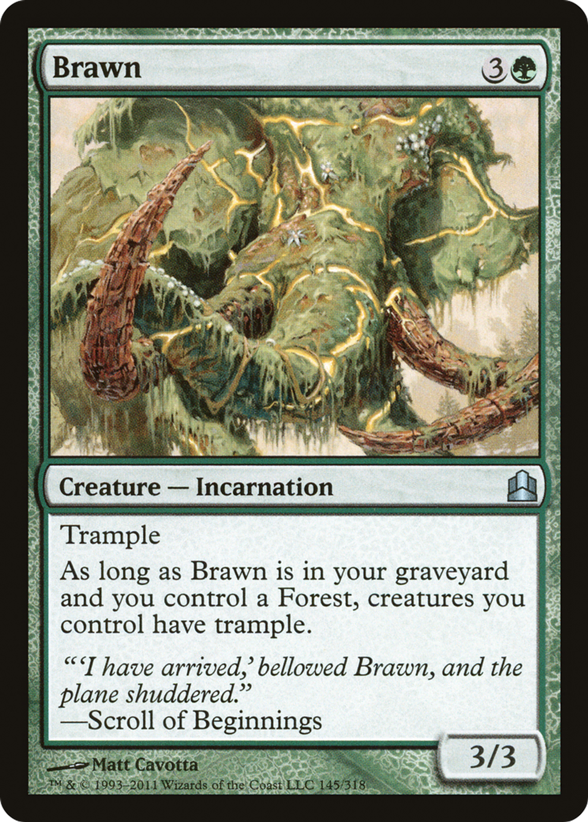 Brawn — Commander 2011 — Magic: The Gathering