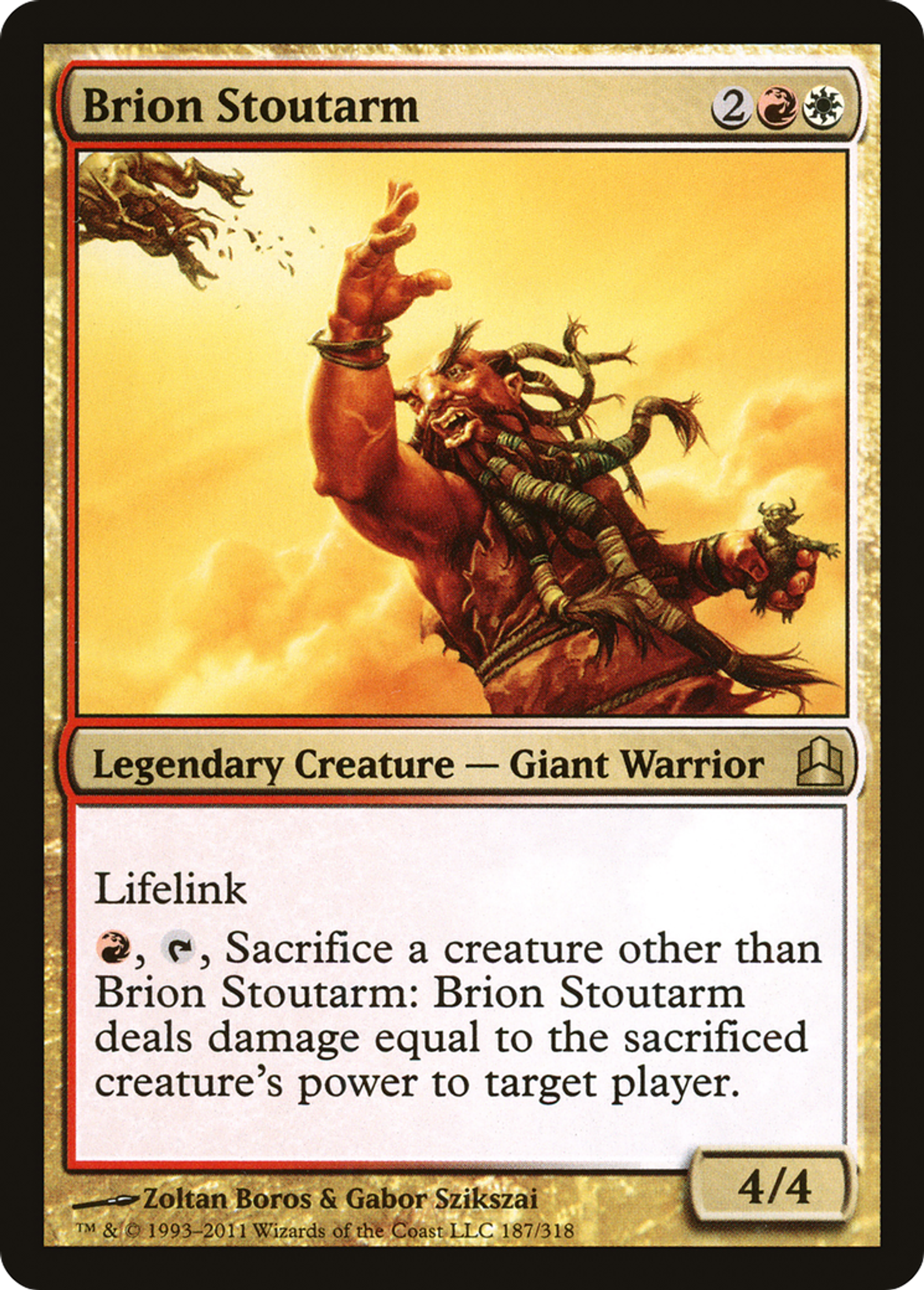 Brion Stoutarm — Commander 2011 — Magic: The Gathering