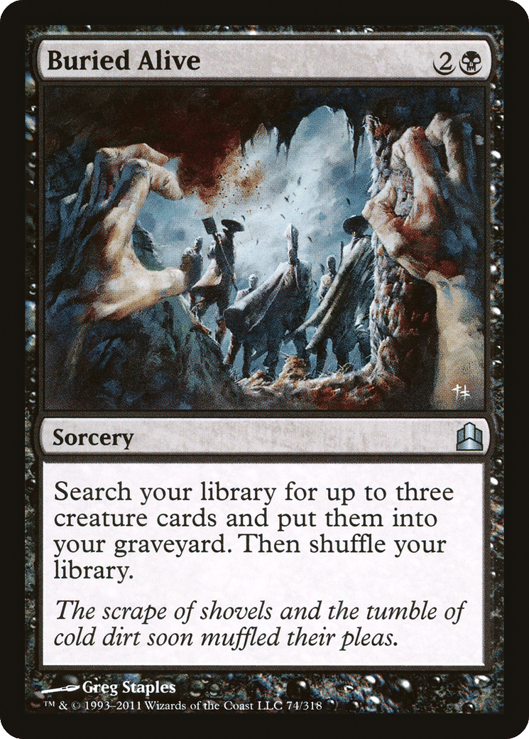 Buried Alive — Commander 2011 — Magic: The Gathering